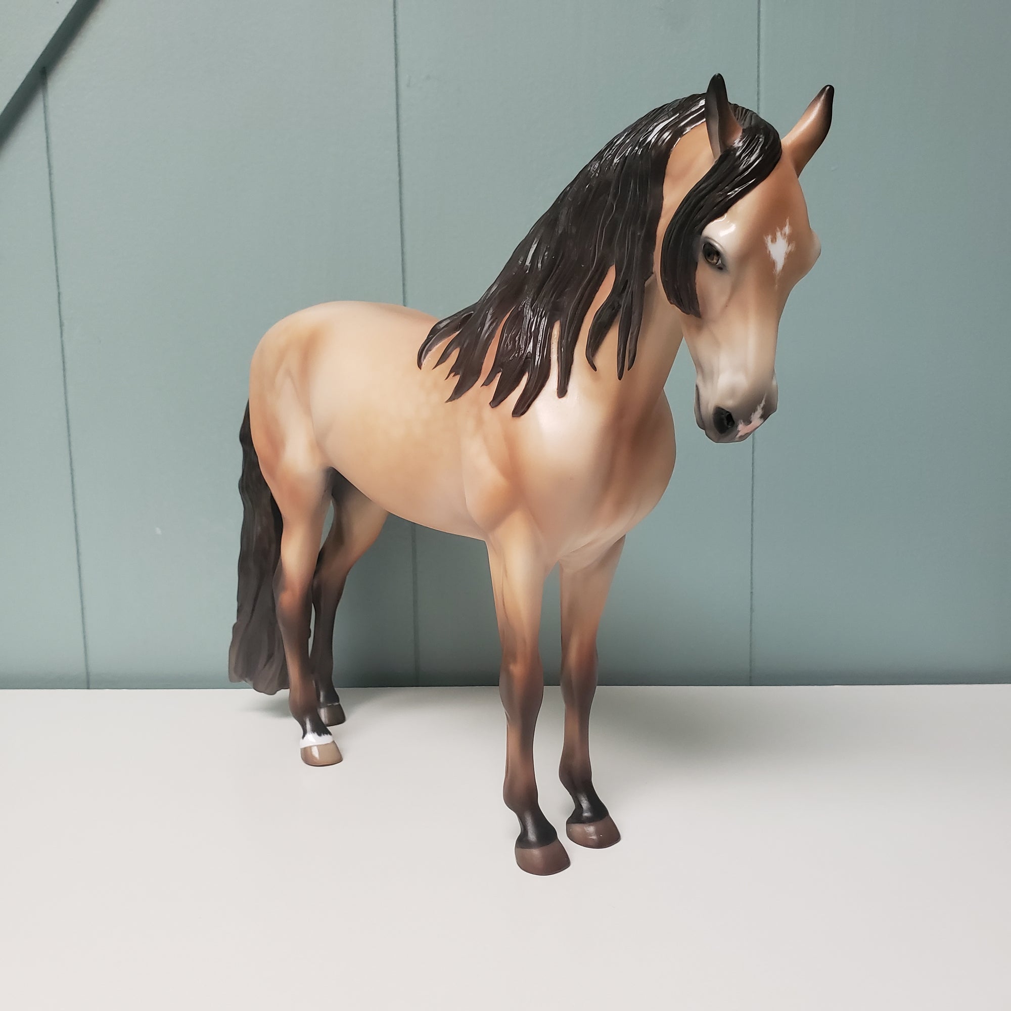 Sound the Bugle OOAK Dappled Buckskin Custom Andalusian By Jess Hamill  - Best Offers 3/13/24