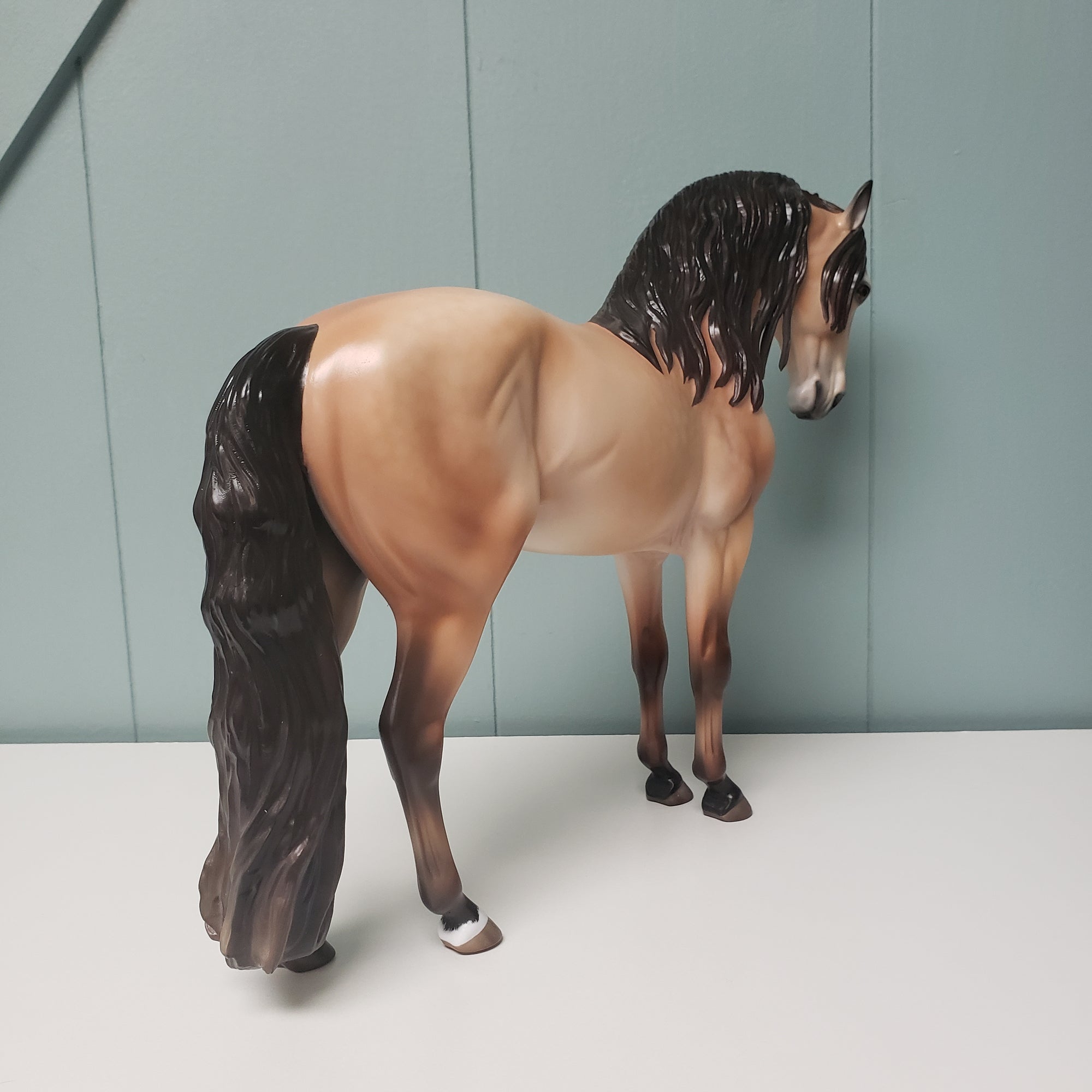 Sound the Bugle OOAK Dappled Buckskin Custom Andalusian By Jess Hamill  - Best Offers 3/13/24