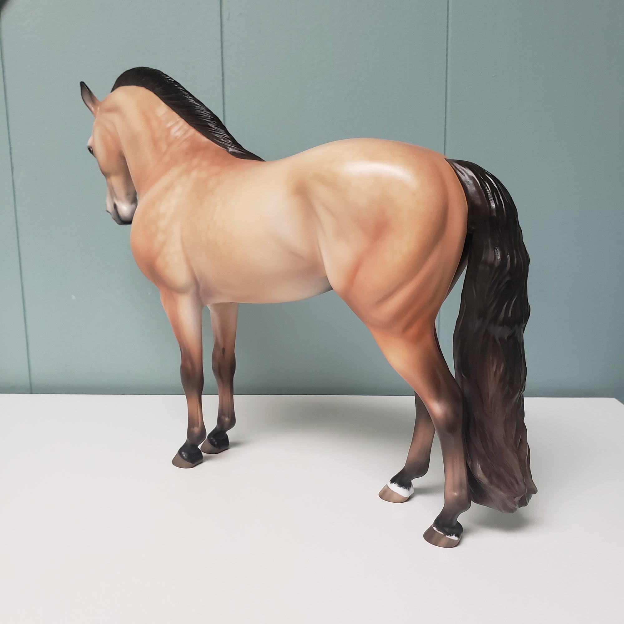 Sound the Bugle OOAK Dappled Buckskin Custom Andalusian By Jess Hamill  - Best Offers 3/13/24