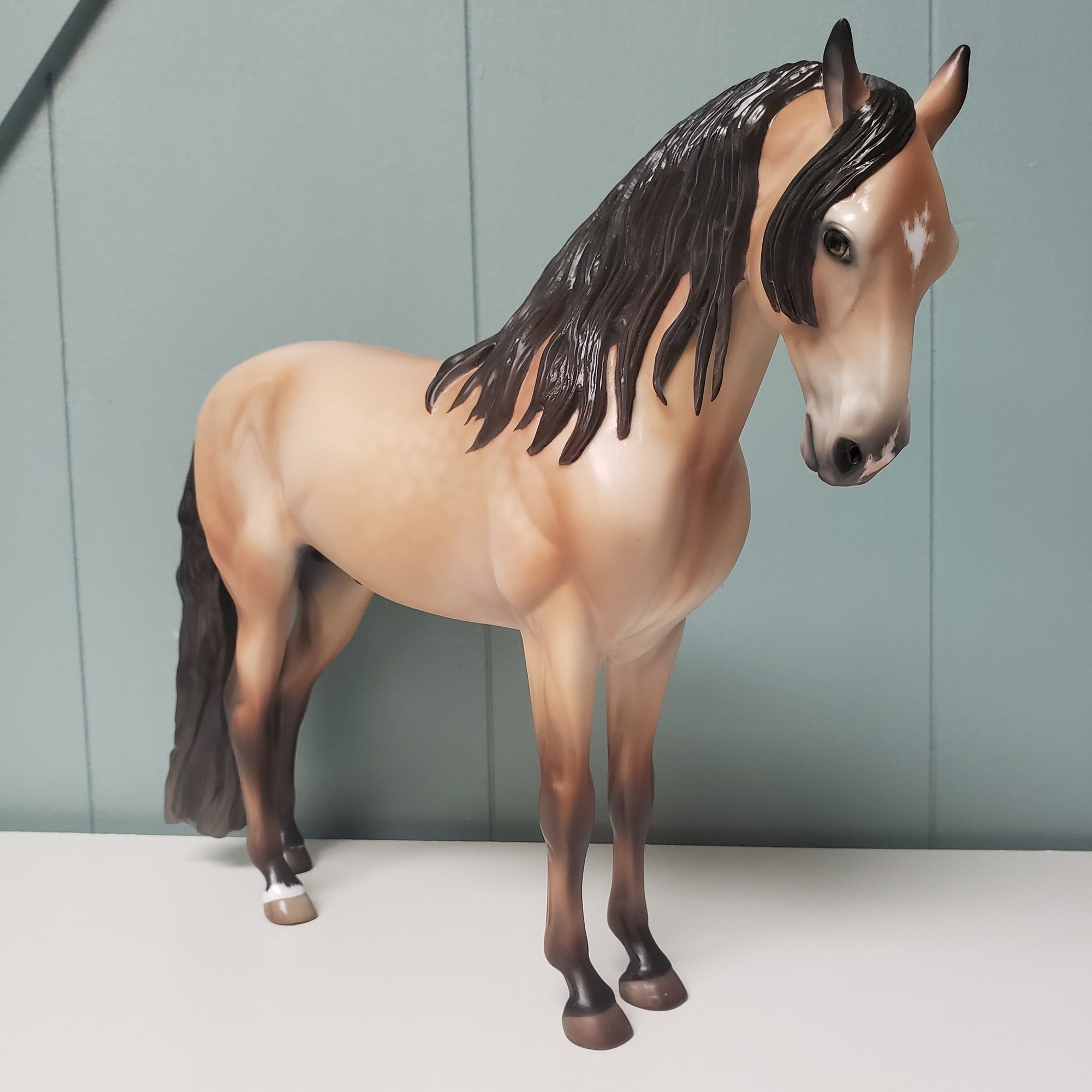 Sound the Bugle OOAK Dappled Buckskin Custom Andalusian By Jess Hamill  - Best Offers 3/13/24