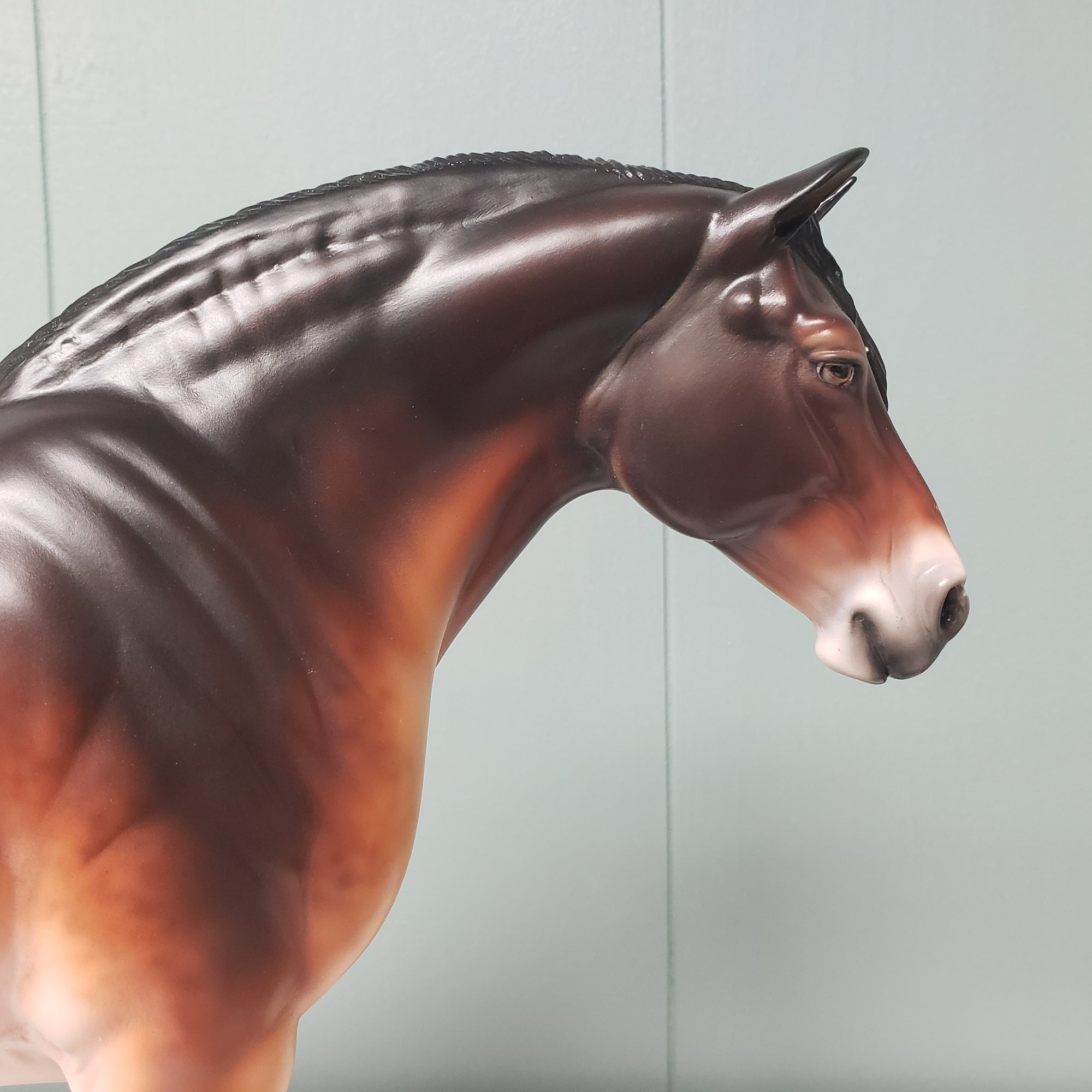 Sunspot OOAK Dappled Seal Bay Pangare Heavy Draft By Ellen Robbins - Best Offers 3/26/24