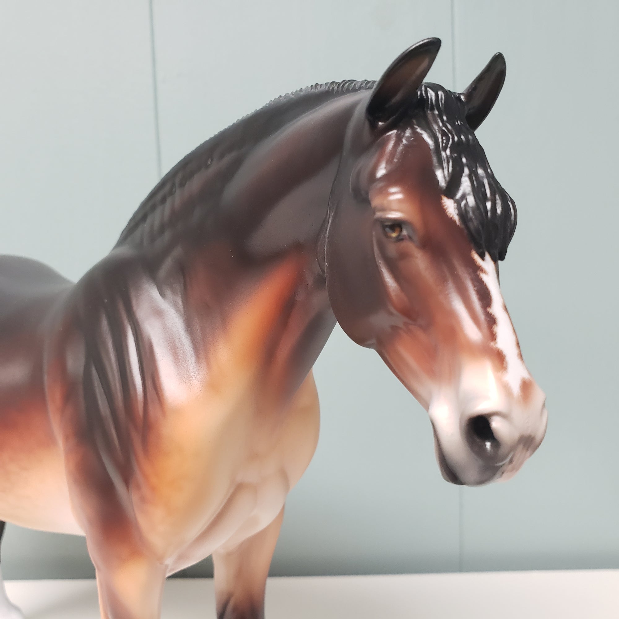 Sunspot OOAK Dappled Seal Bay Pangare Heavy Draft By Ellen Robbins - Best Offers 3/26/24