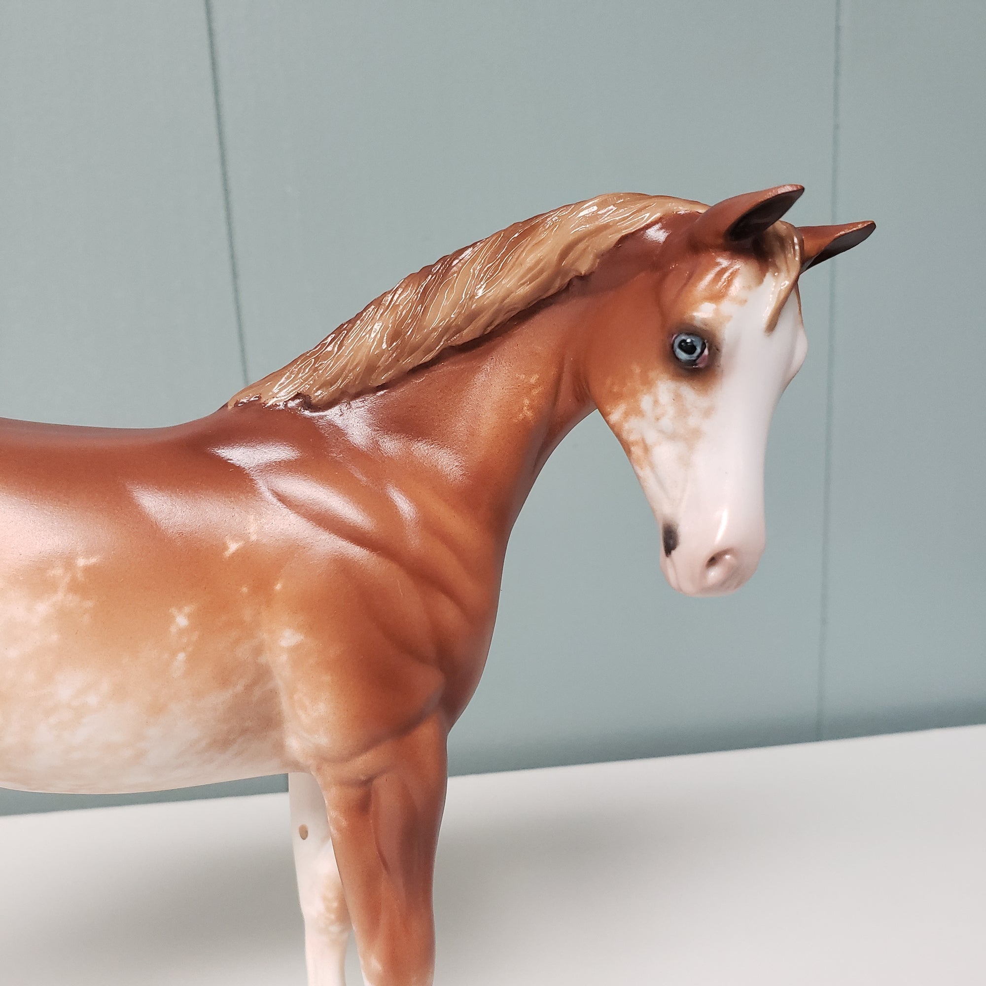 Peppy OOAK Chestnut Sabino Custom Weanling By Sheryl Leisure Best Offers 3/26/24