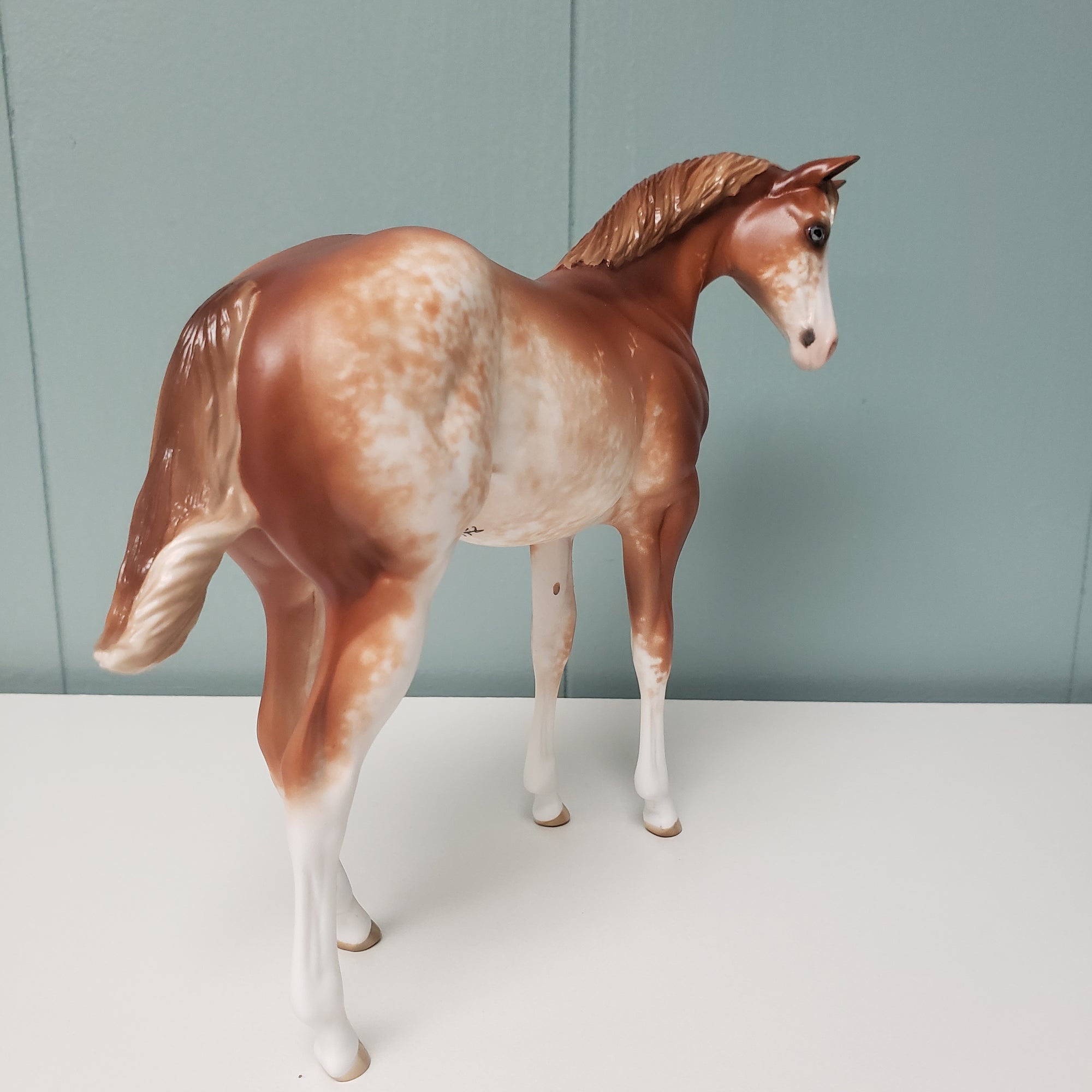 Peppy OOAK Chestnut Sabino Custom Weanling By Sheryl Leisure Best Offers 3/26/24