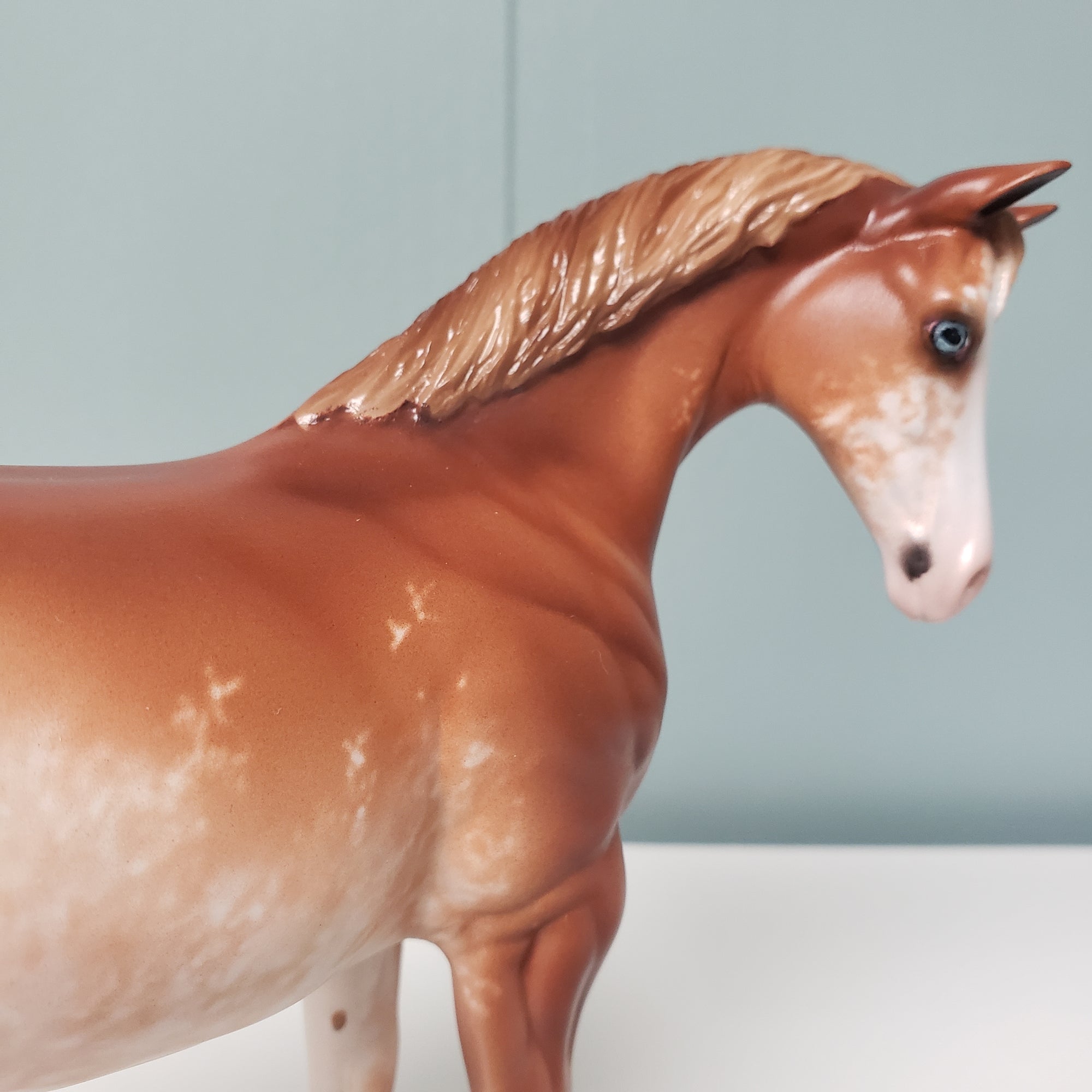 Peppy OOAK Chestnut Sabino Custom Weanling By Sheryl Leisure Best Offers 3/26/24