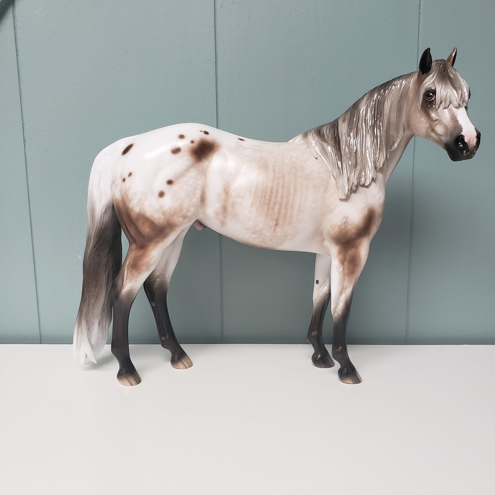Mescal OOAK Appaloosa Custom Ideal Stock Horse By Sheryl Leisure 4/2/24