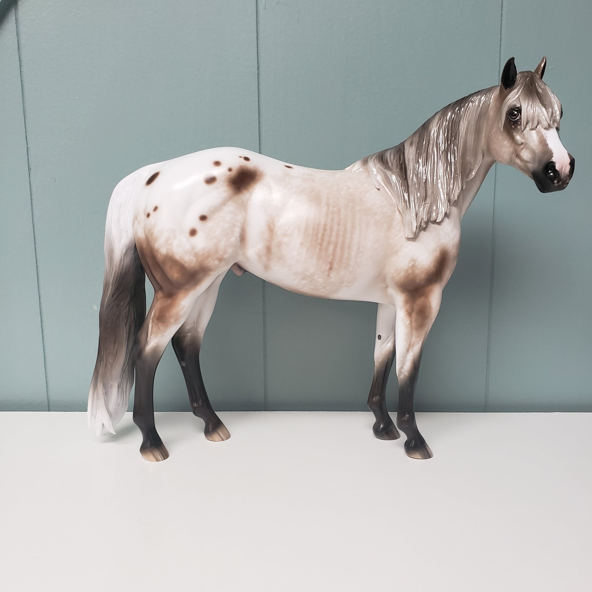 Mescal OOAK Appaloosa Custom Ideal Stock Horse By Sheryl Leisure 4/2/24 Best Offer