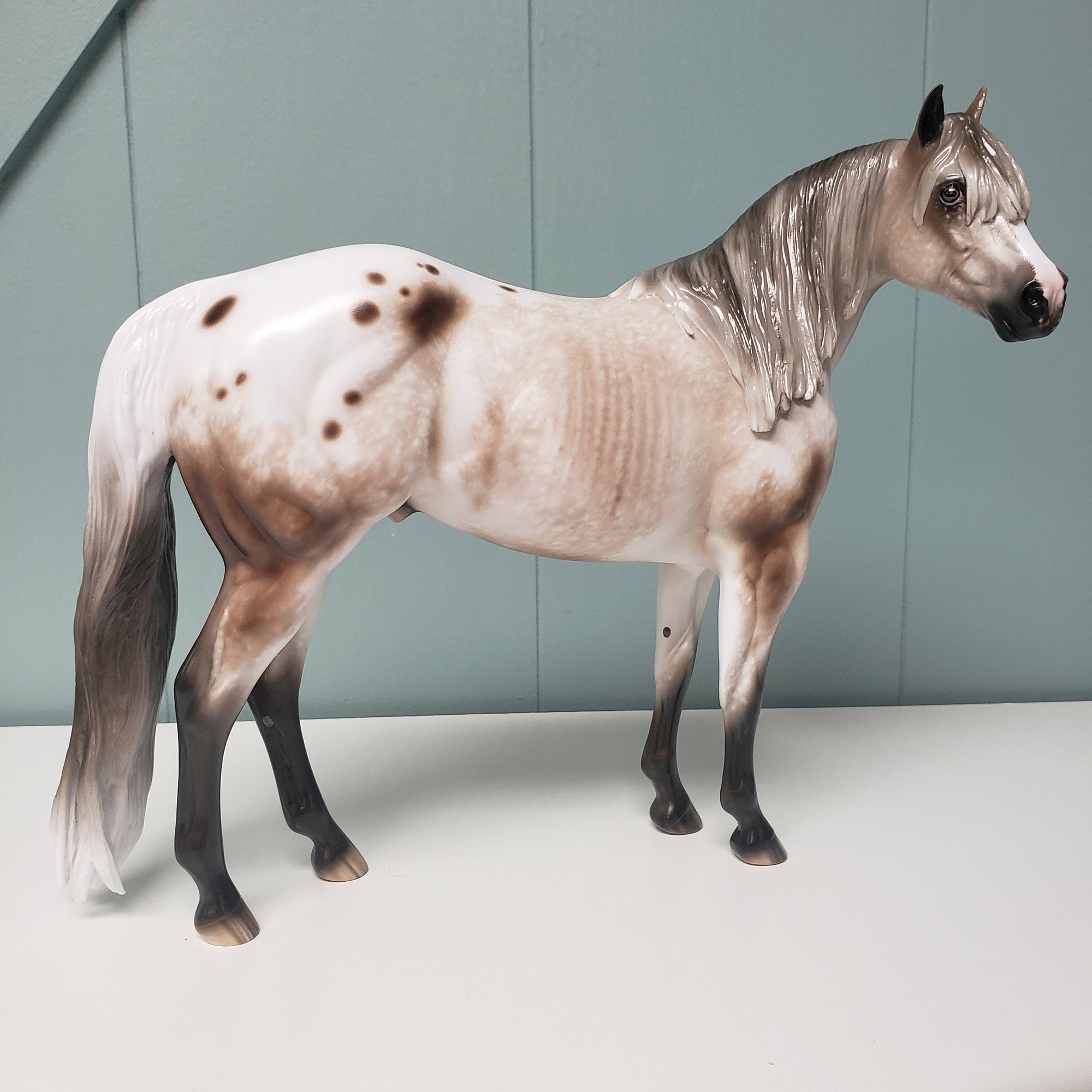 Mescal OOAK Appaloosa Custom Ideal Stock Horse By Sheryl Leisure 4/2/24 Best Offer