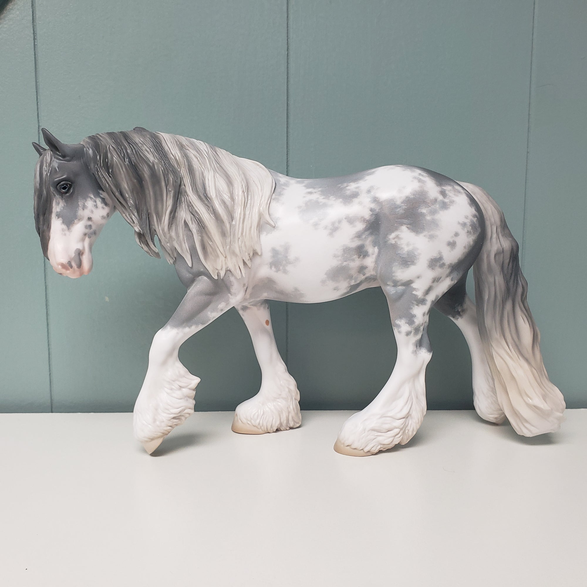 Maus OOAK Grey Sabino Custom Irish Cob By Jess Hamill Best Offers 4/2/24