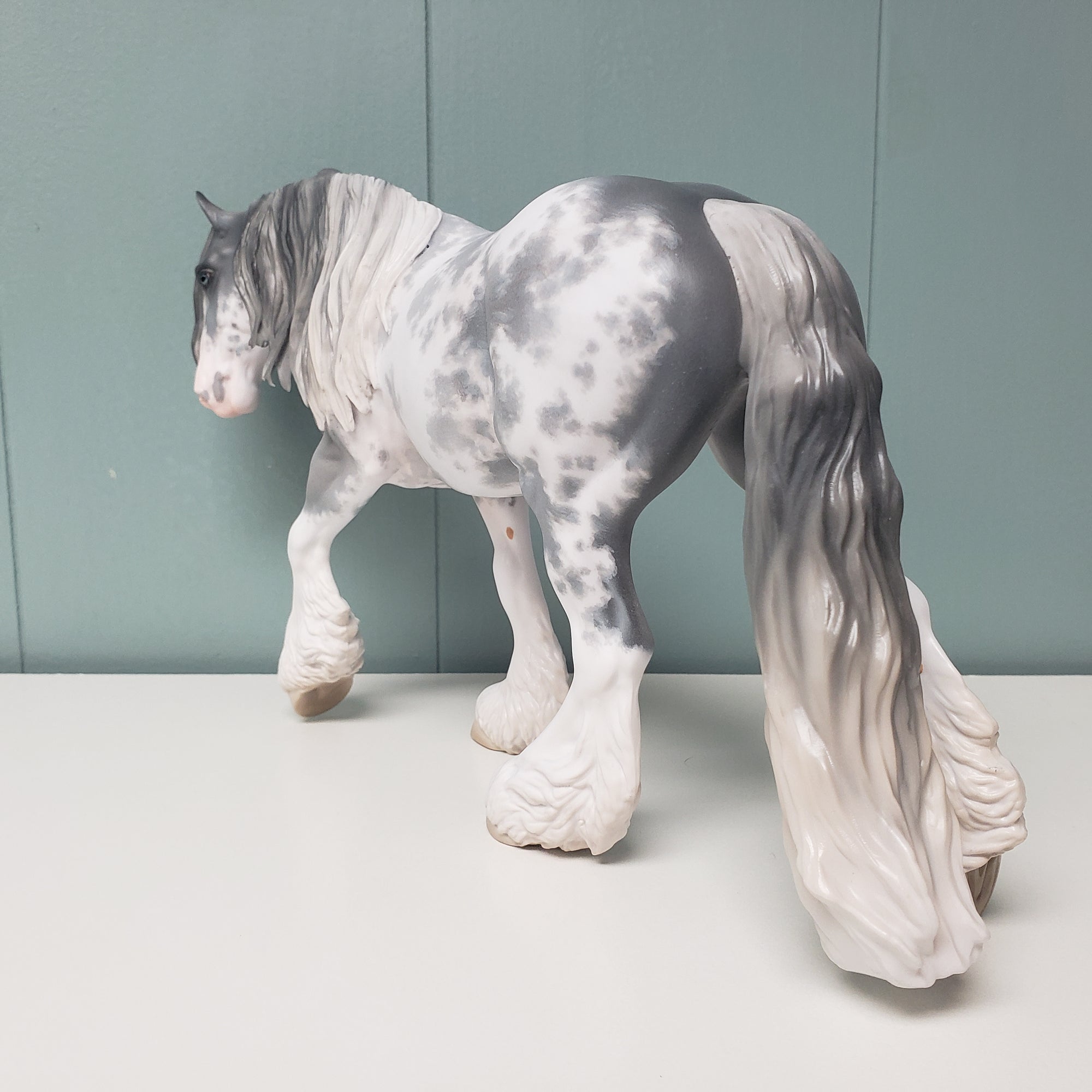 Maus OOAK Grey Sabino Custom Irish Cob By Jess Hamill Best Offers 4/2/24