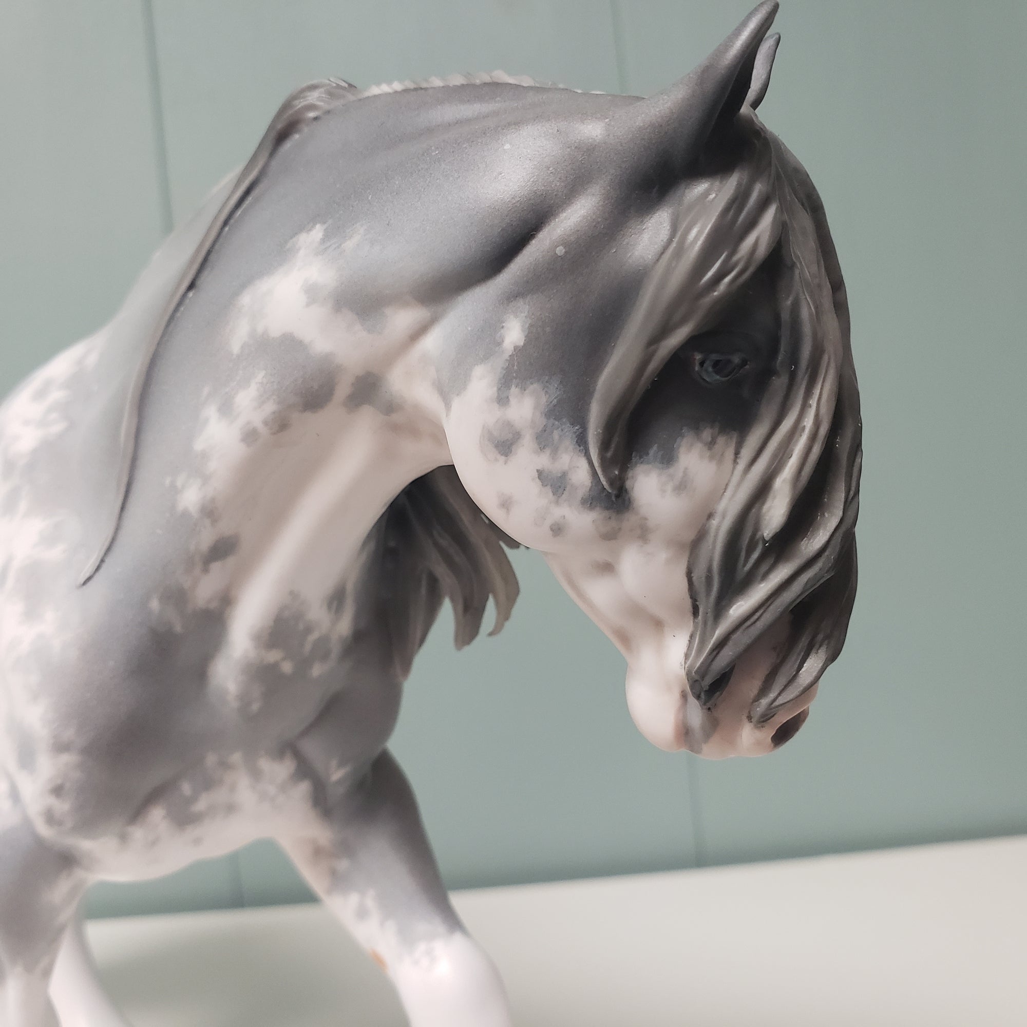 Maus OOAK Grey Sabino Custom Irish Cob By Jess Hamill Best Offers 4/2/24