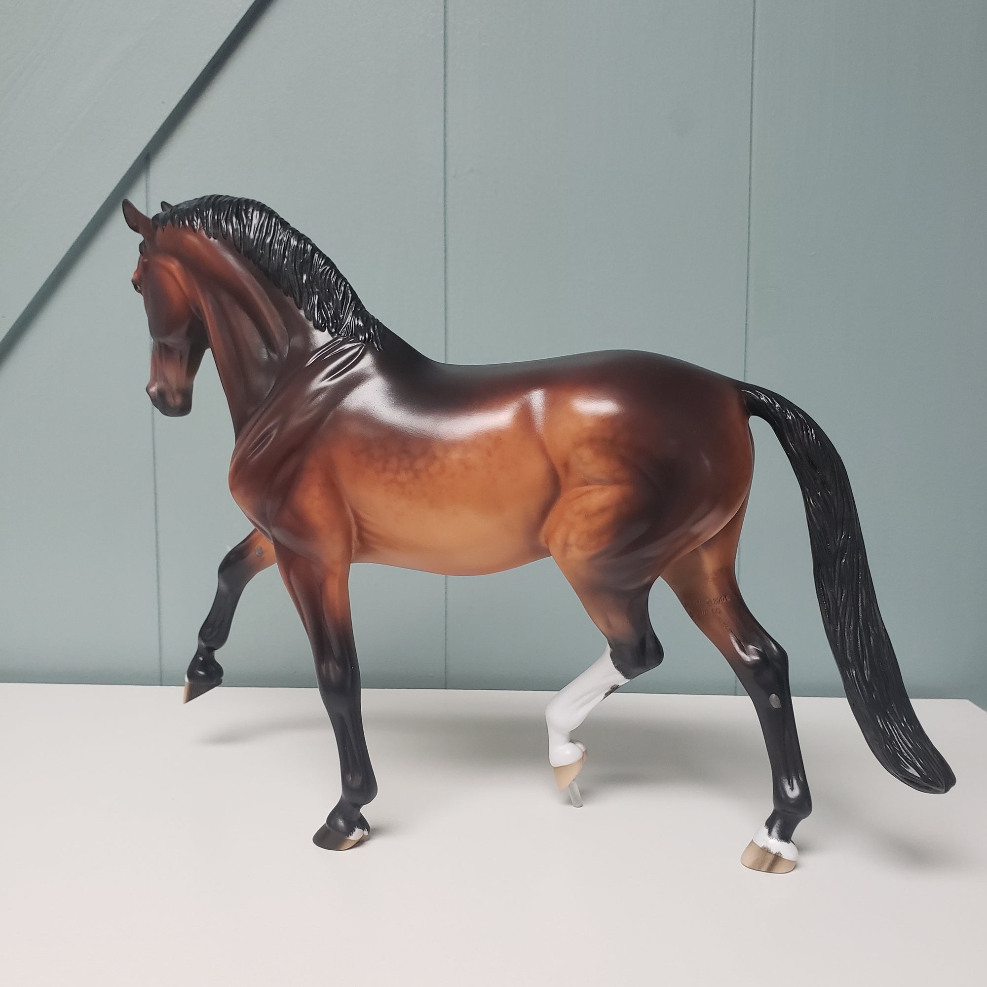 Dr. Oppenheimer OOAK Dappled Bay Performance Horse By Ellen Robbins