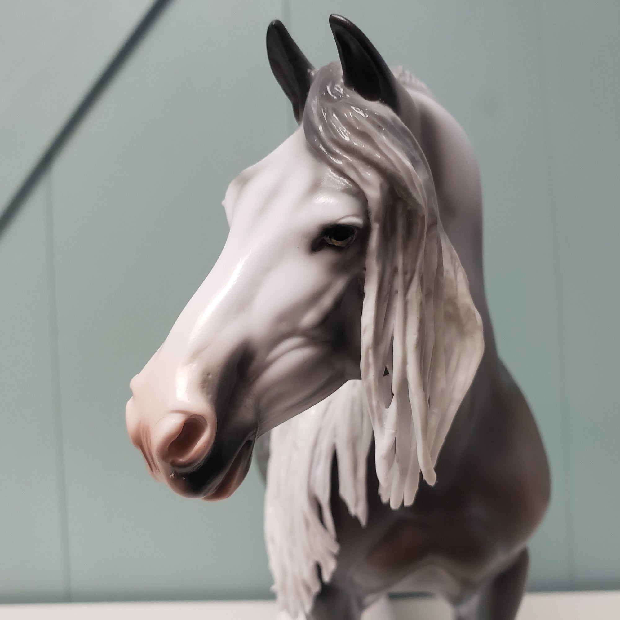 Seraphesia OOAK Star Dappled Grey Custom Hairy Heavy Draft By Jess Hamill SHCF24 BEST OFFER