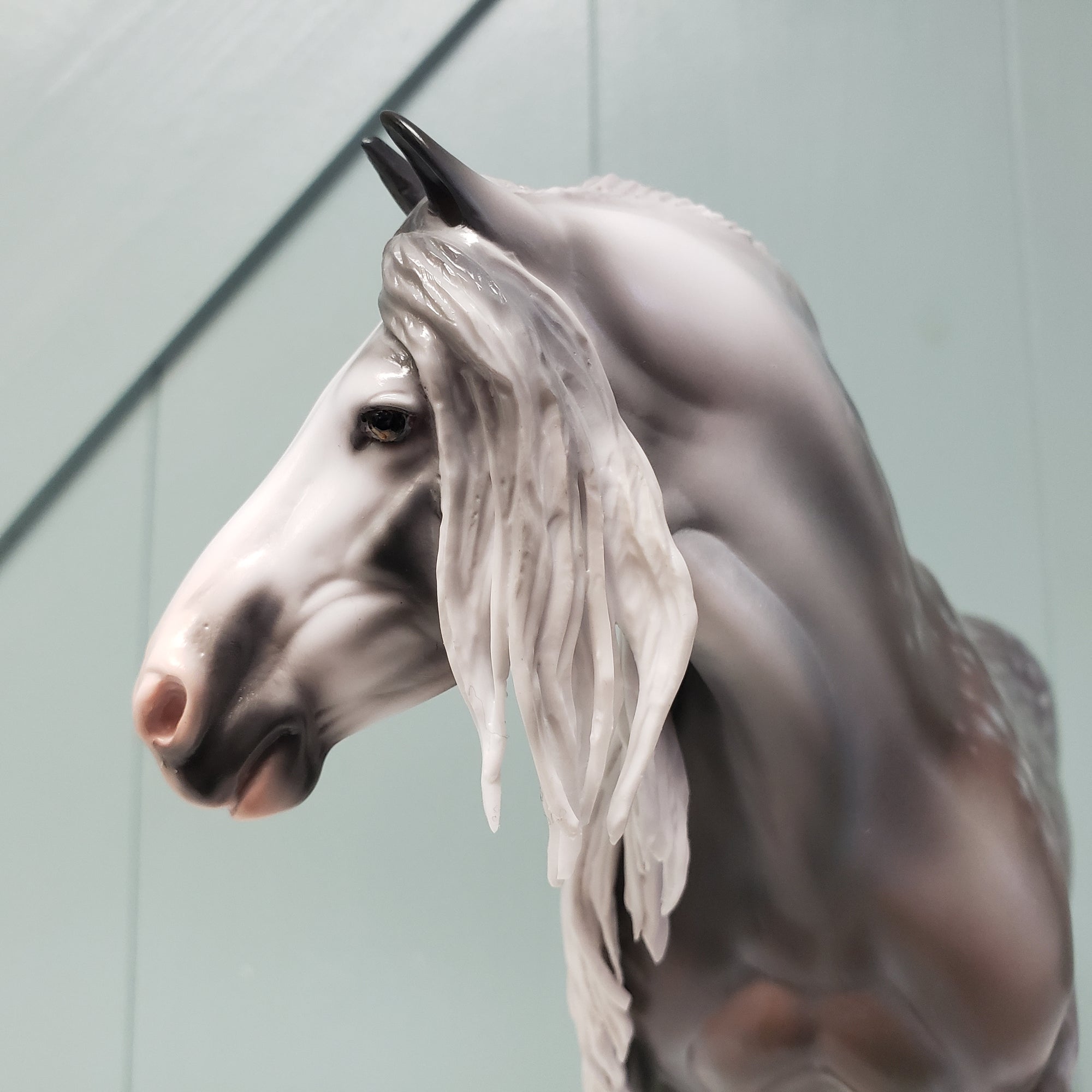 Seraphesia OOAK Star Dappled Grey Custom Hairy Heavy Draft By Jess Hamill SHCF24 BEST OFFER