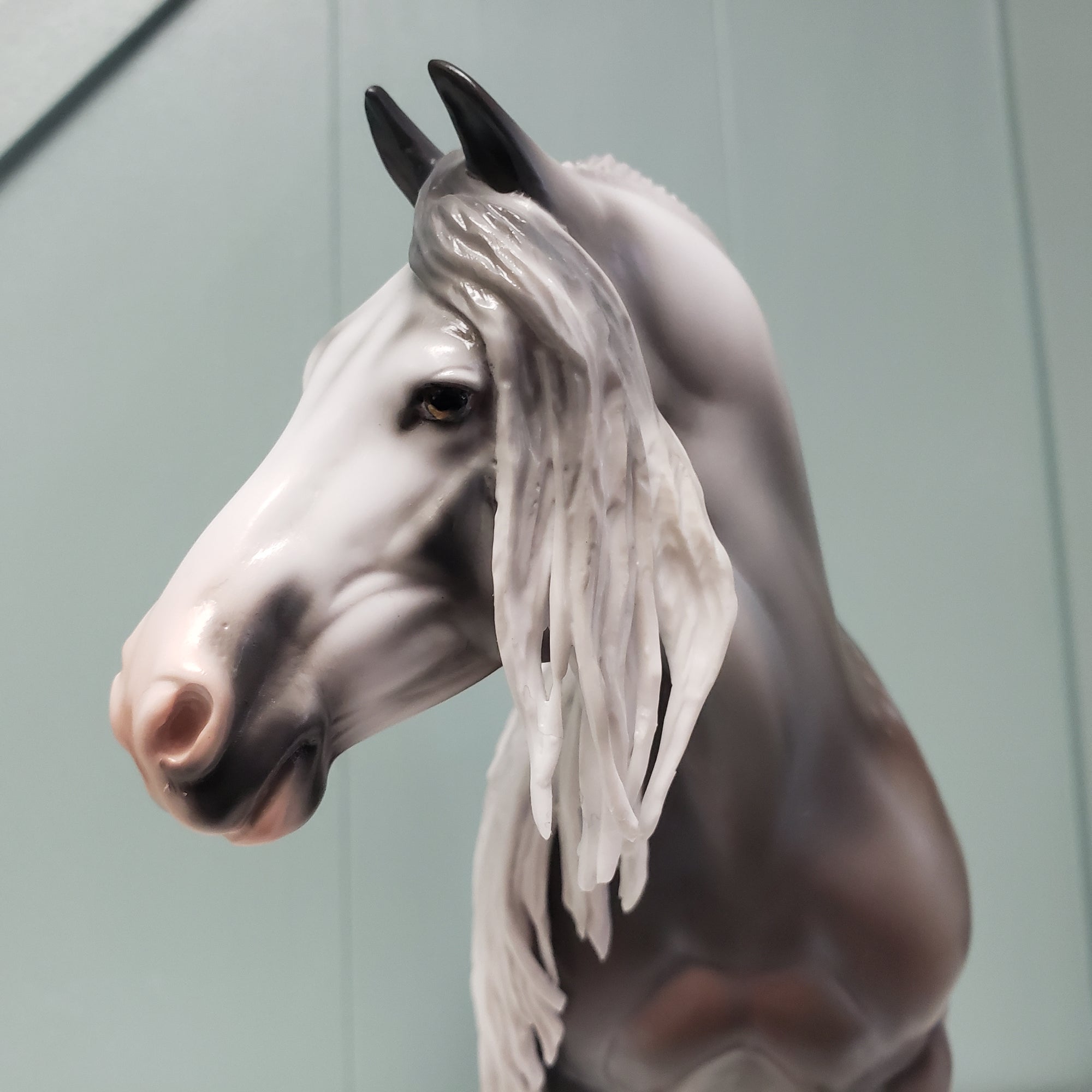 Seraphesia OOAK Star Dappled Grey Custom Hairy Heavy Draft By Jess Hamill SHCF24 BEST OFFER