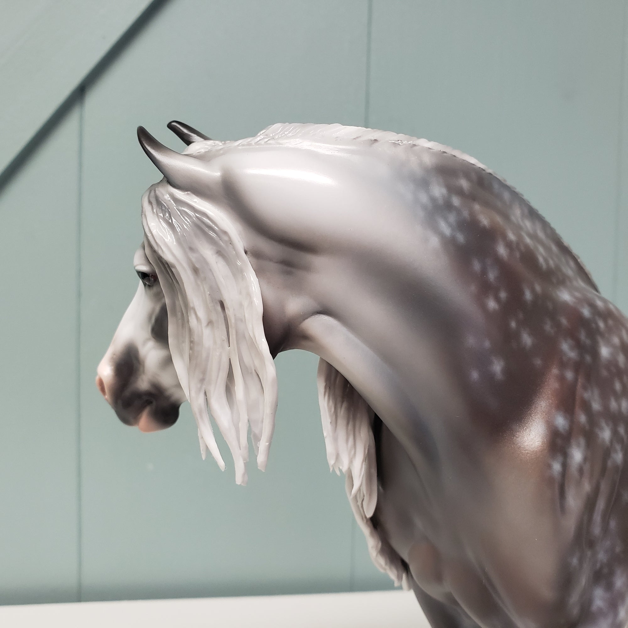 Seraphesia OOAK Star Dappled Grey Custom Hairy Heavy Draft By Jess Hamill SHCF24 BEST OFFER