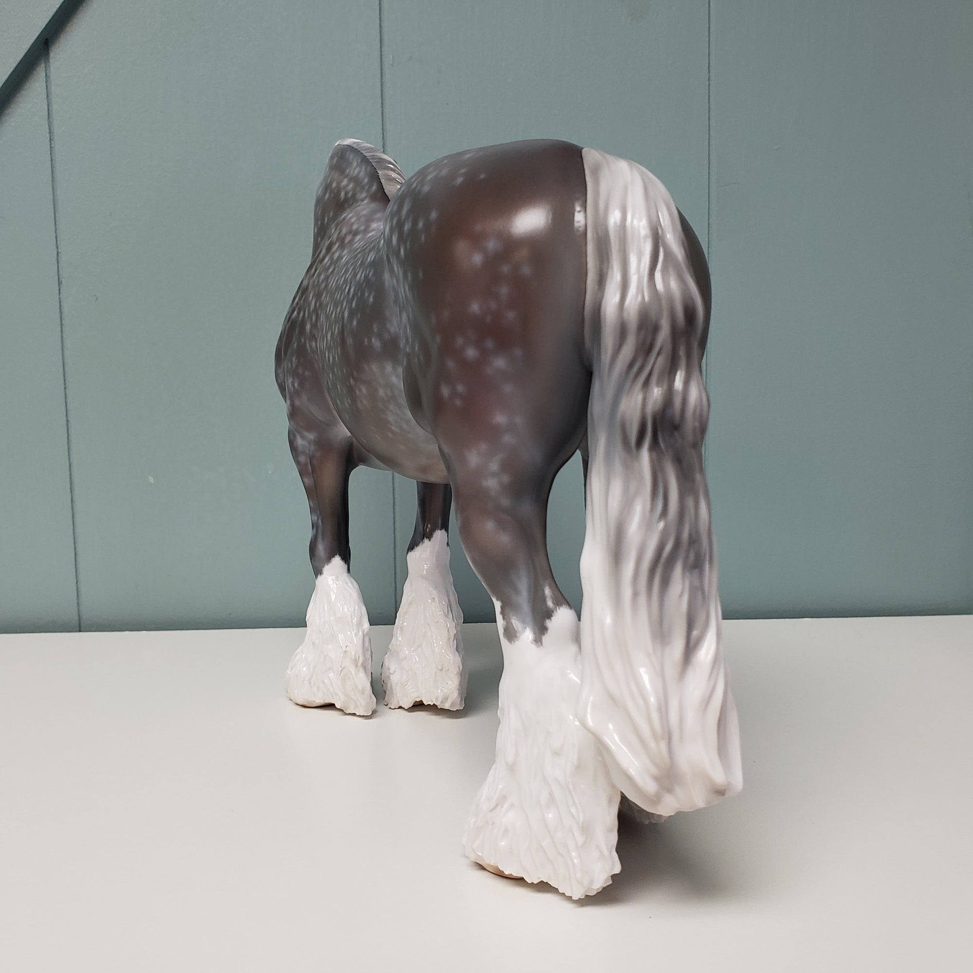 Seraphesia OOAK Star Dappled Grey Custom Hairy Heavy Draft By Jess Hamill SHCF24 BEST OFFER