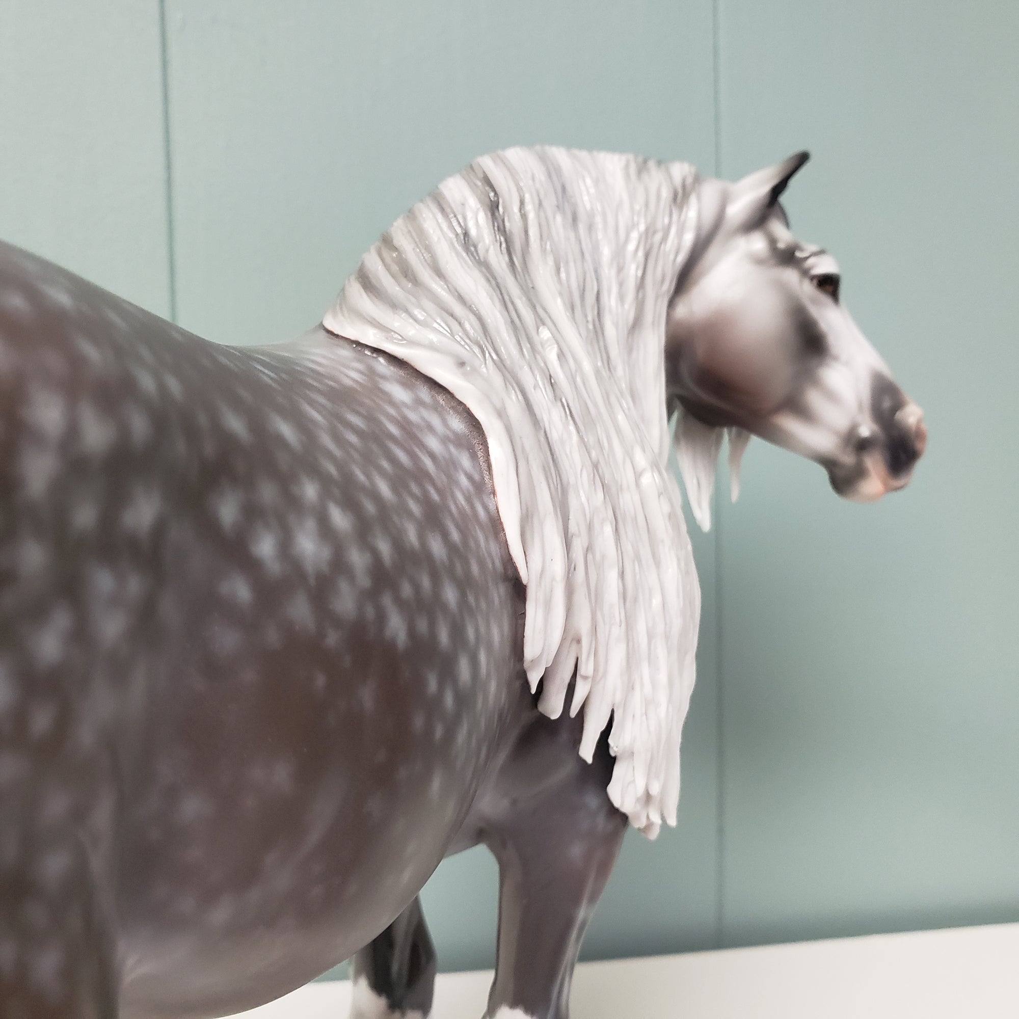 Seraphesia OOAK Star Dappled Grey Custom Hairy Heavy Draft By Jess Hamill SHCF24 BEST OFFER