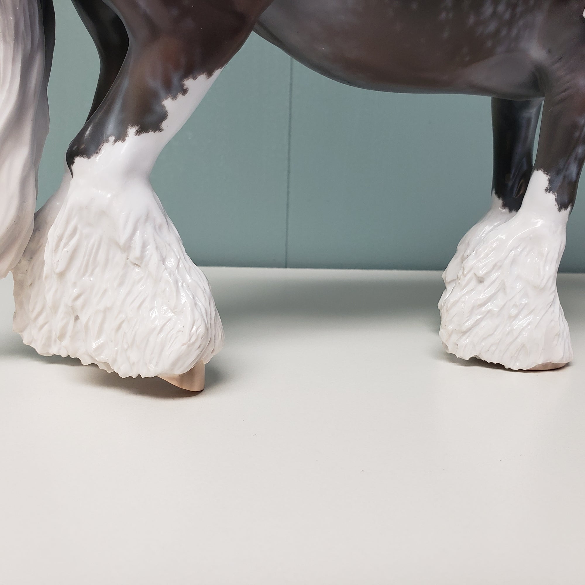 Seraphesia OOAK Star Dappled Grey Custom Hairy Heavy Draft By Jess Hamill SHCF24 BEST OFFER