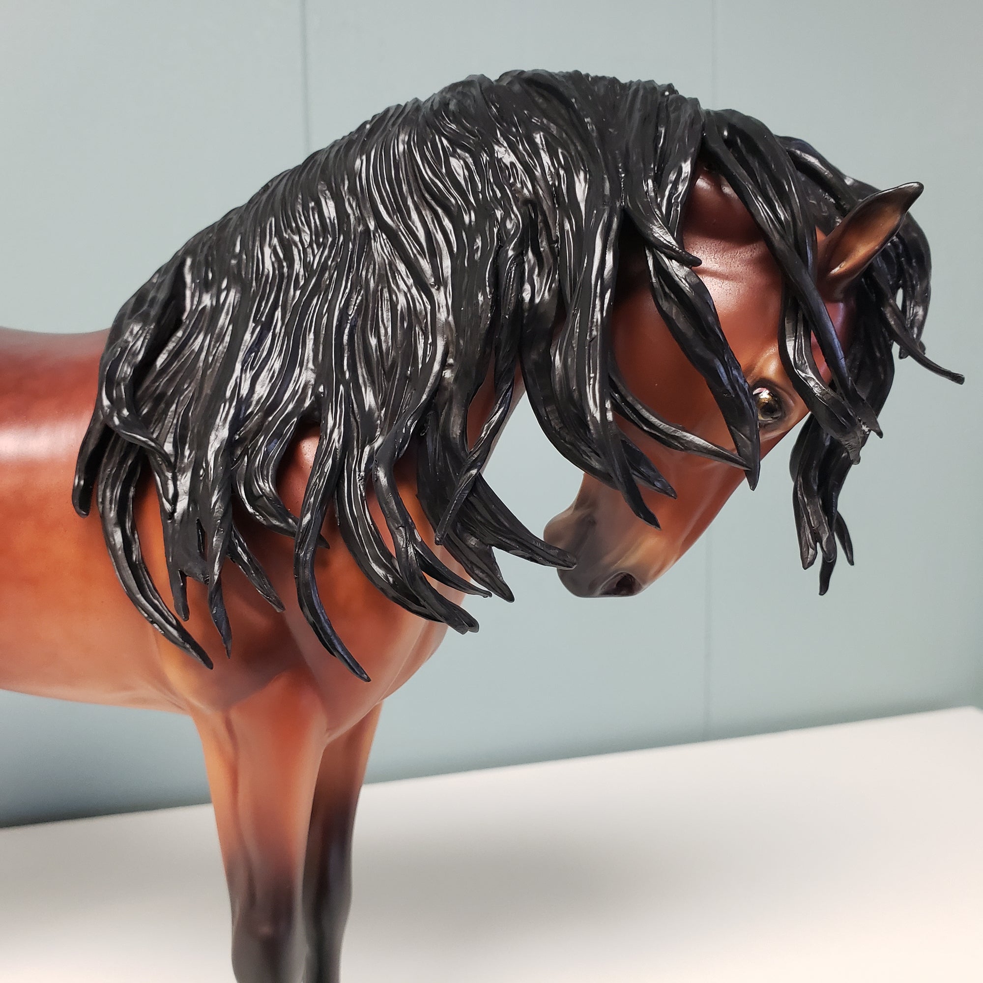 Trinity OOAK Dappled Sooty Bay Andalusian by Ellen Robbins Best Offers 4/2/24