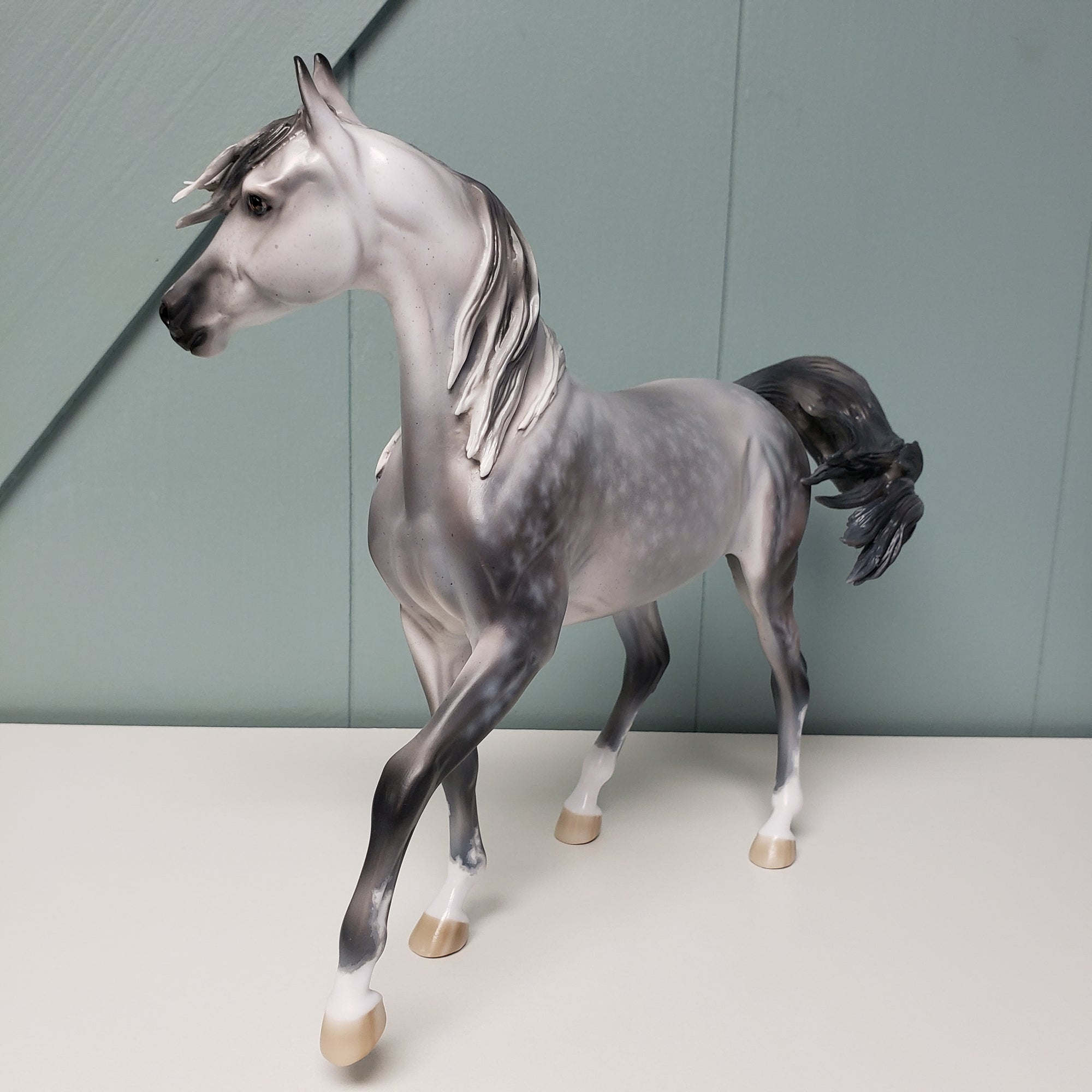 Kida OOAK Star Dappled Grey Custom Arab Mare By Jess Hamill Best Offers 4/2/24