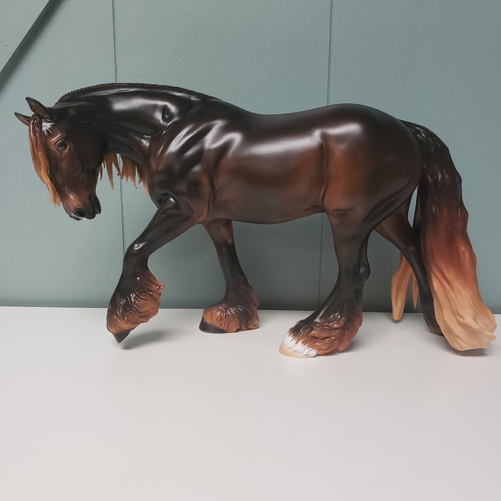 Penumbra OOAK Dappled Liver Chestnut Custom Irish Cob By Ashley Palmer - Best Offers 4/9/24