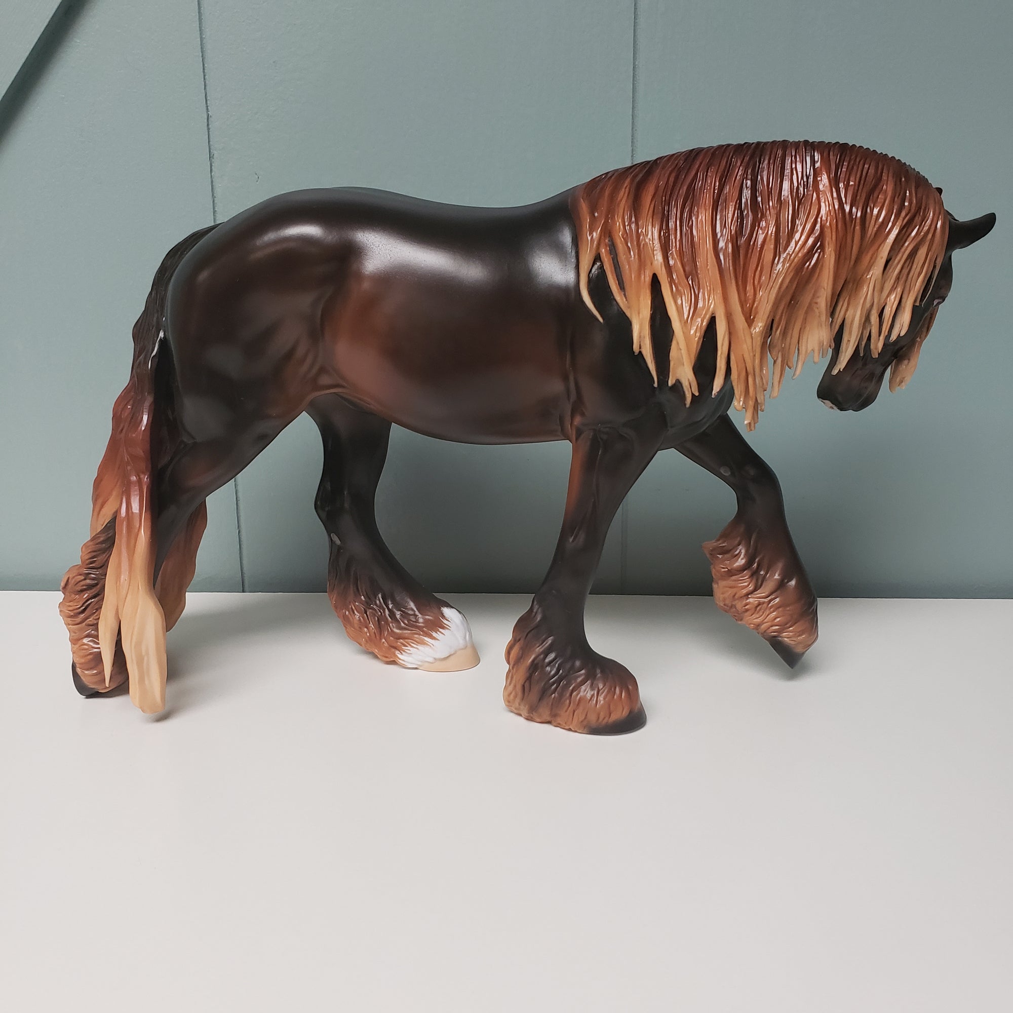 Penumbra OOAK Dappled Liver Chestnut Custom Irish Cob By Ashley Palmer - Best Offers 4/9/24