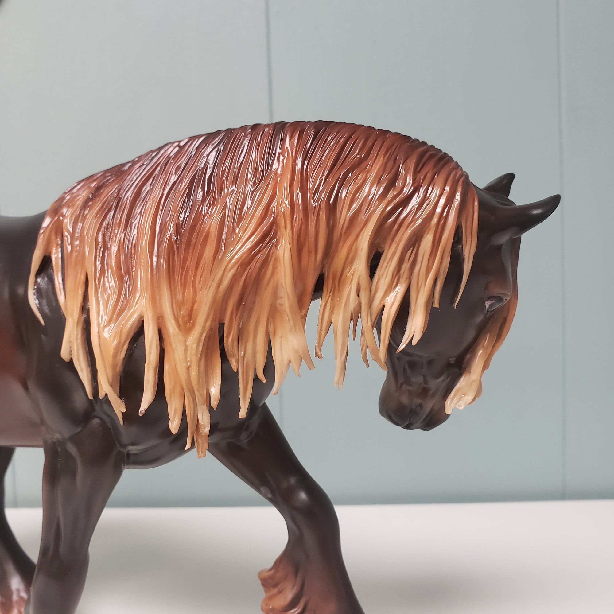 Penumbra OOAK Dappled Liver Chestnut Custom Irish Cob By Ashley Palmer - Best Offers 4/9/24