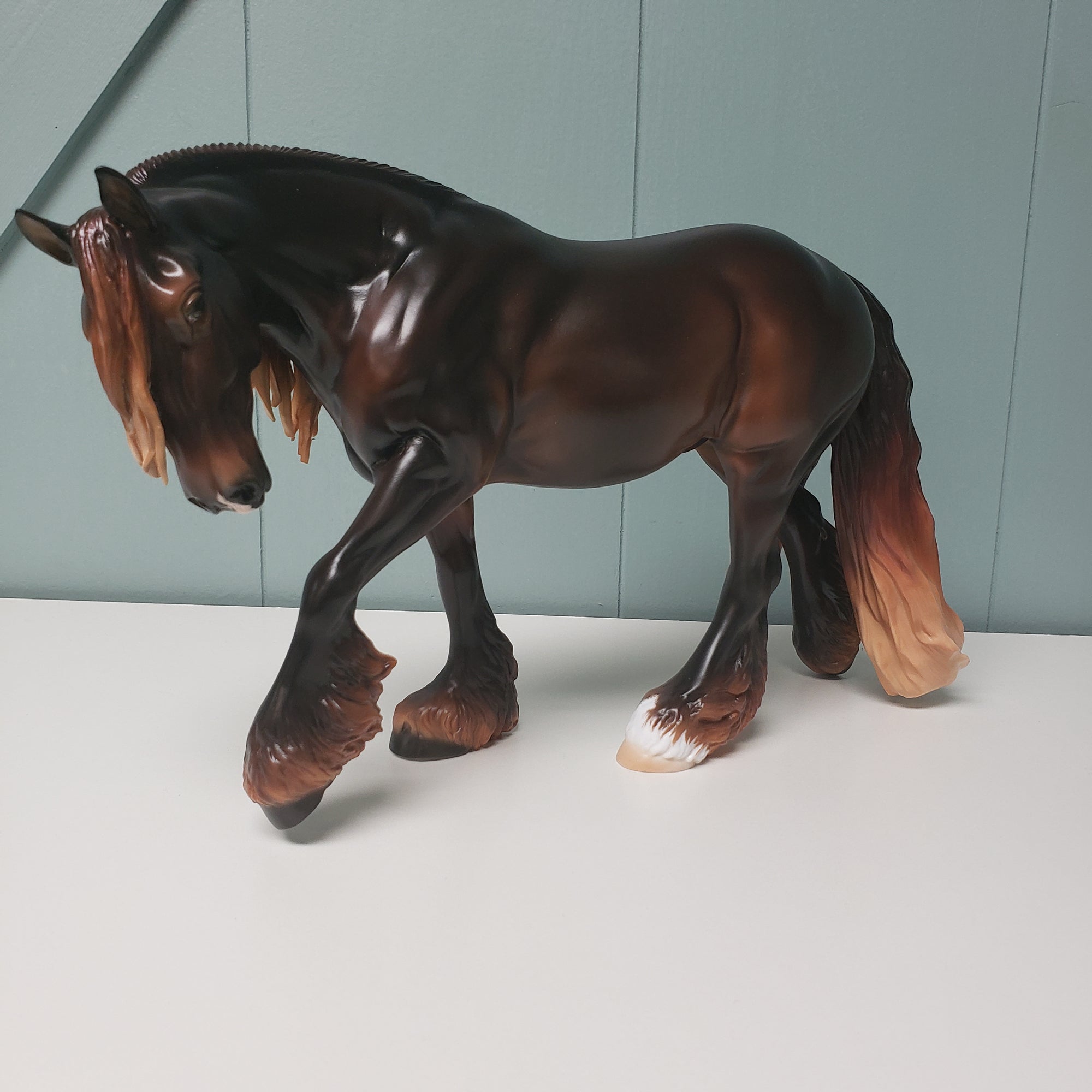 Penumbra OOAK Dappled Liver Chestnut Custom Irish Cob By Ashley Palmer - Best Offers 4/9/24