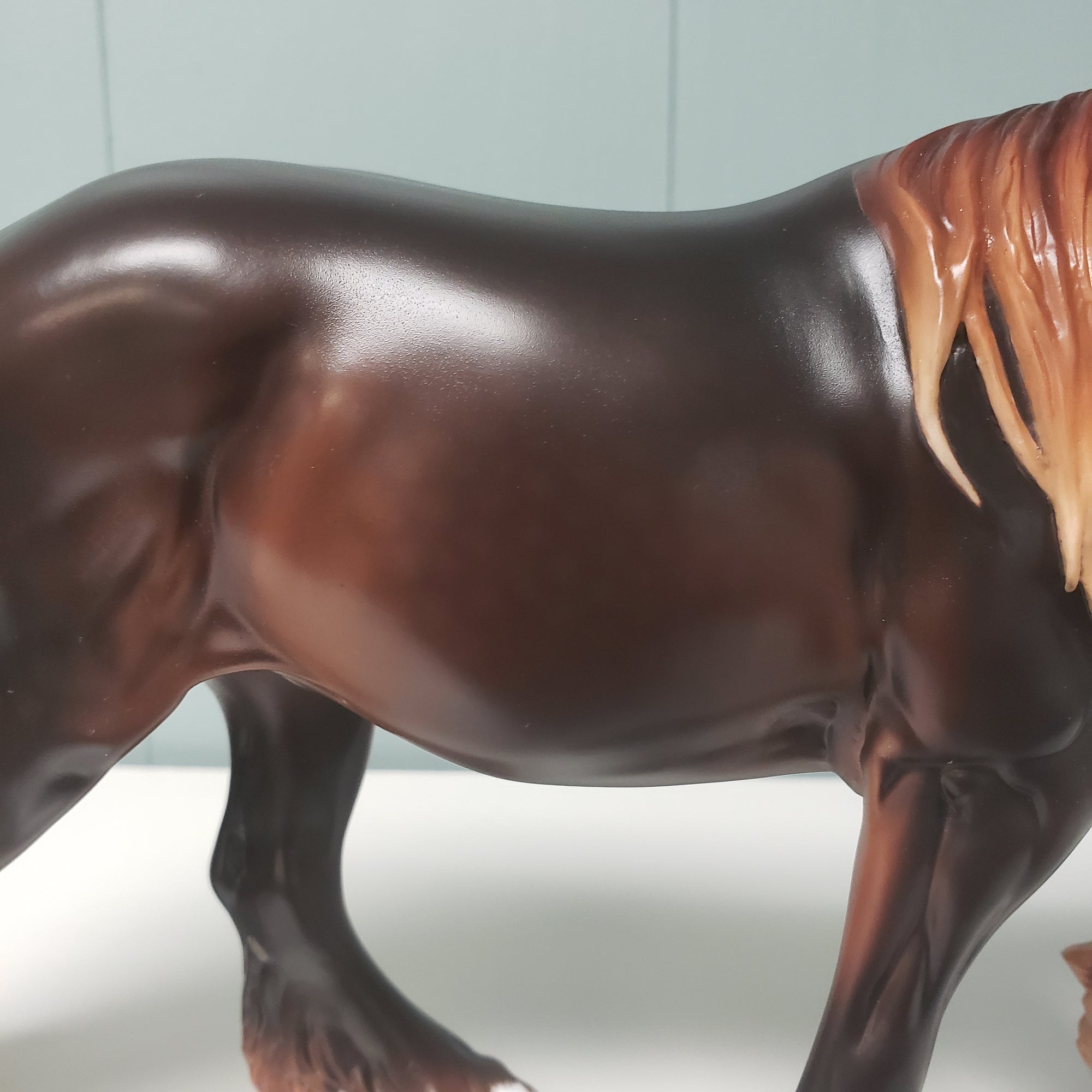 Penumbra OOAK Dappled Liver Chestnut Custom Irish Cob By Ashley Palmer - Best Offers 4/9/24