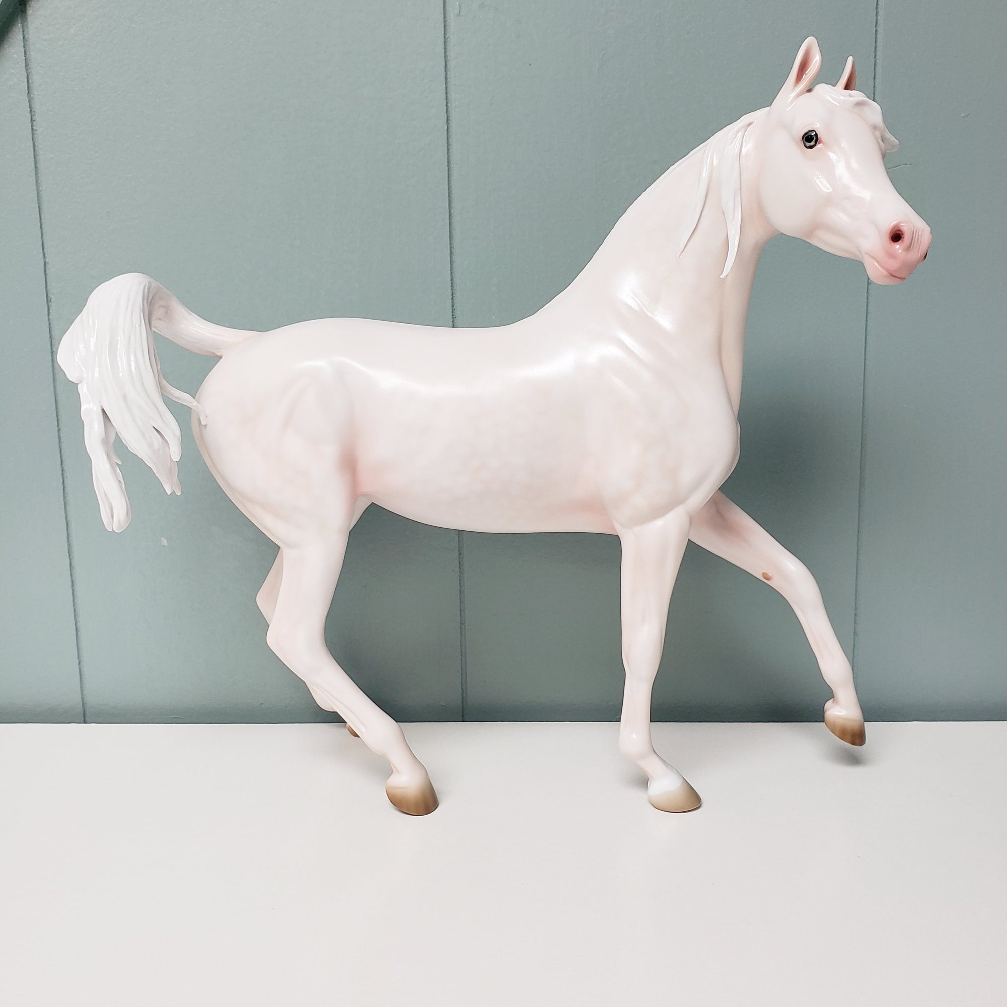 Subtle Beauty OOAK Dappled Cremello Custom Arab Mare By Ashley Palmer - Best Offers 4/16/24