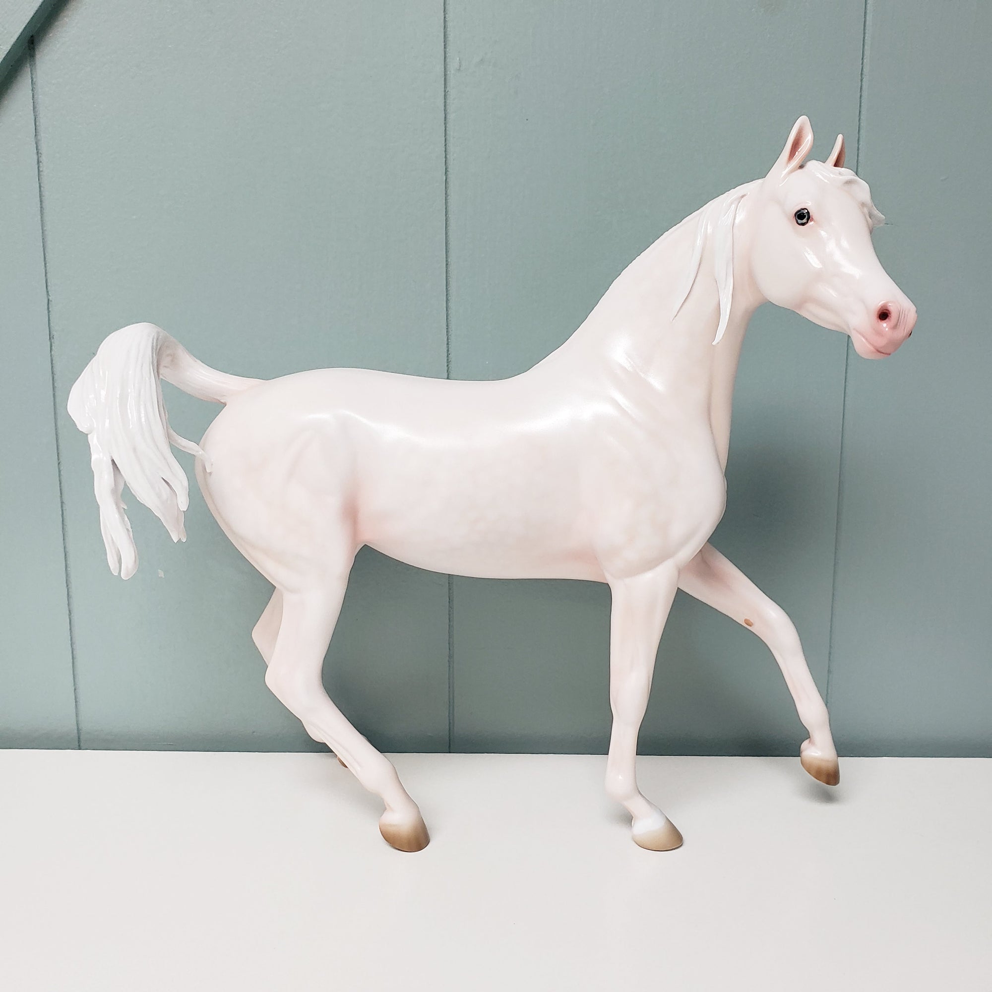 Subtle Beauty OOAK Dappled Cremello Custom Arab Mare By Ashley Palmer - Best Offers 4/16/24