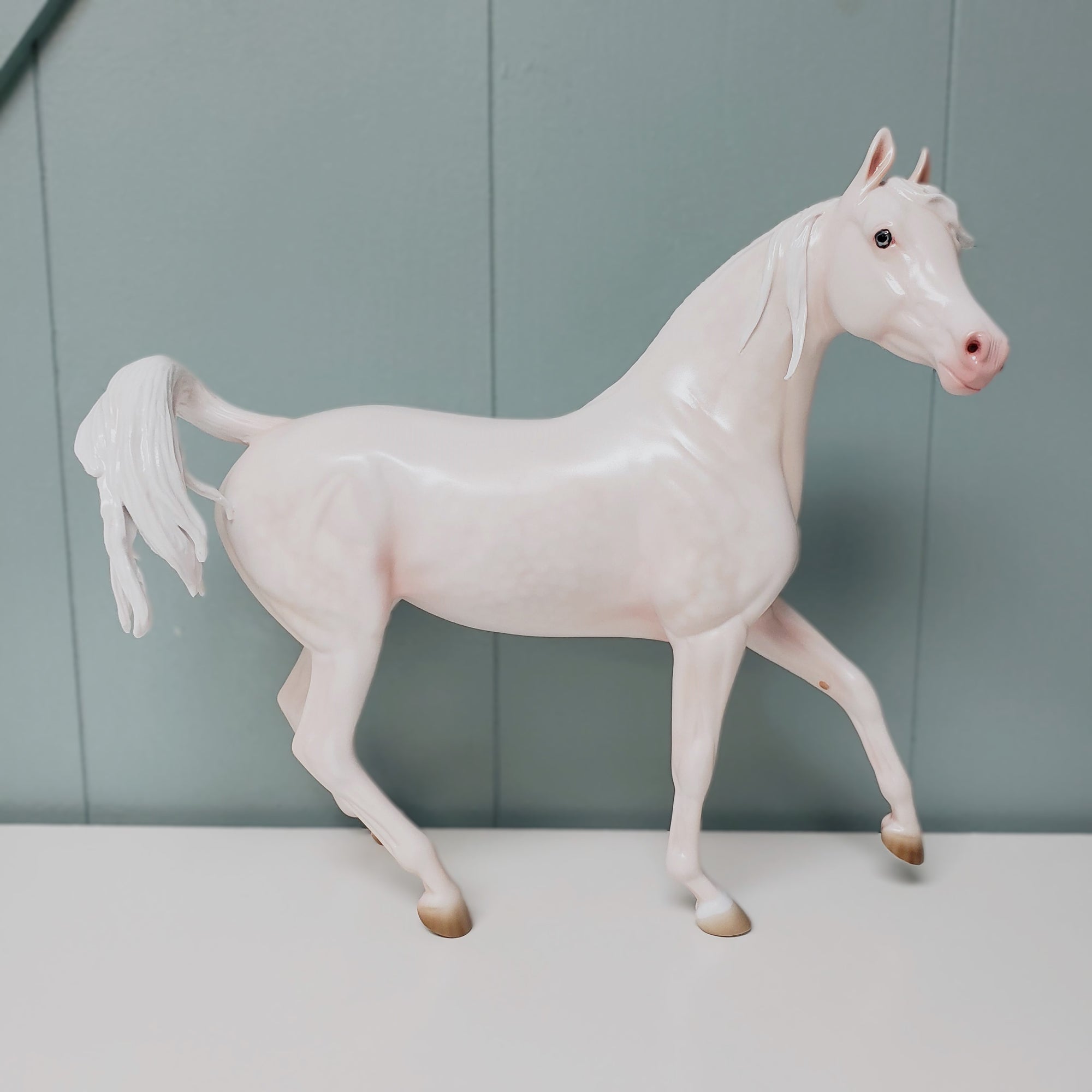 Subtle Beauty OOAK Dappled Cremello Custom Arab Mare By Ashley Palmer - Best Offers 4/16/24