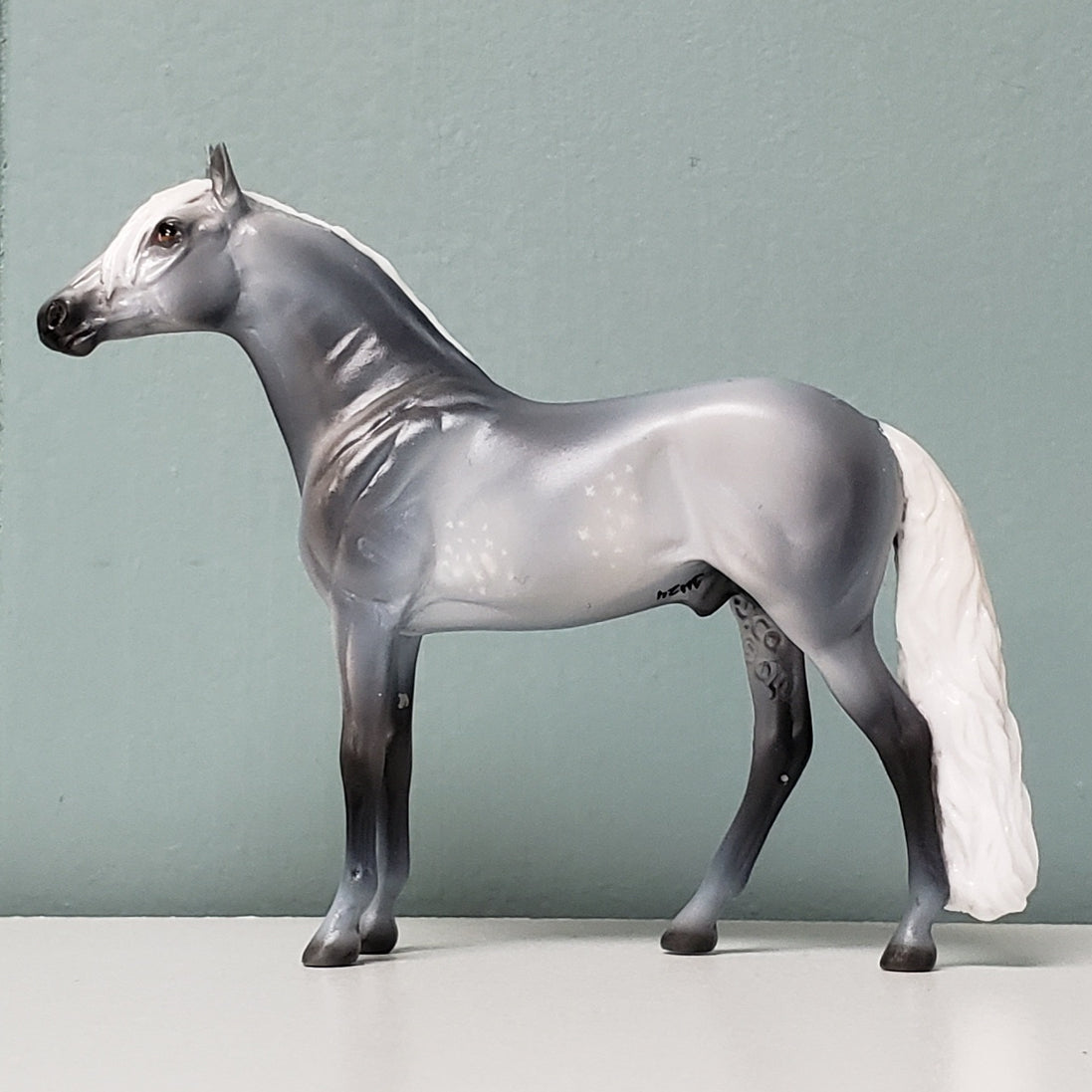 Nanny LE-3 Dappled Grey Andalusian Chip Velveteen Classic Literature Series By Jess Hamill  CL24