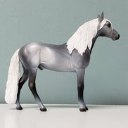 Nanny LE-3 Dappled Grey Andalusian Chip Velveteen Classic Literature Series By Jess Hamill  CL24
