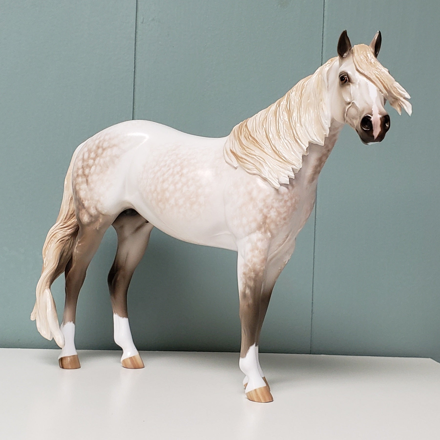 Come Fly With Me OOAK Dappled Rose Grey Custom ISH By Sheryl Leisure - Best Offers 4/16/24