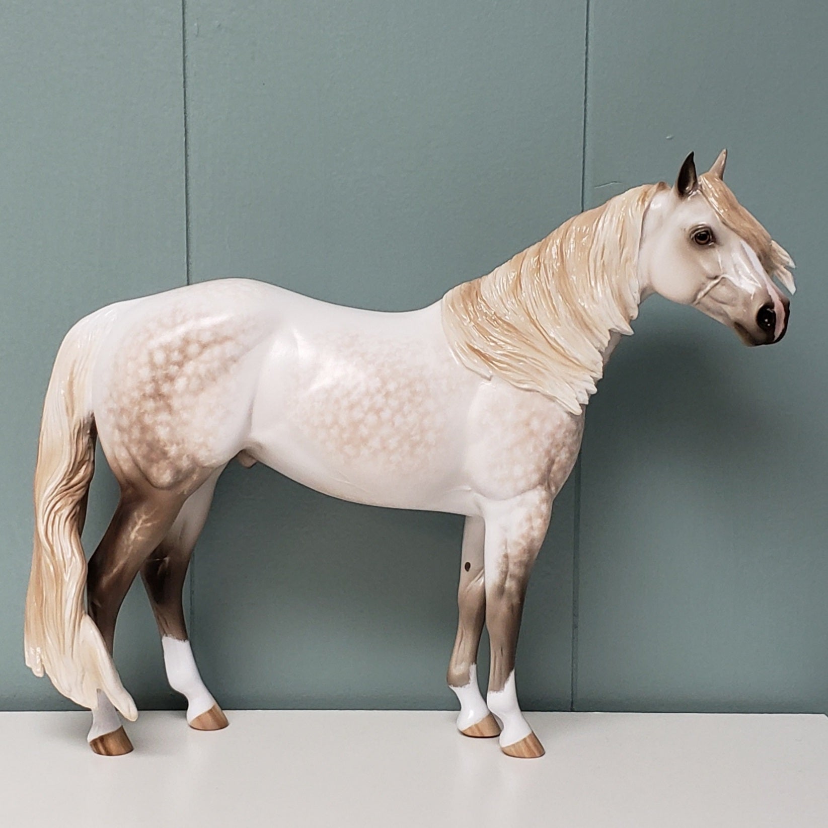 Come Fly With Me OOAK Dappled Rose Grey Custom ISH By Sheryl Leisure - Best Offers 4/16/24