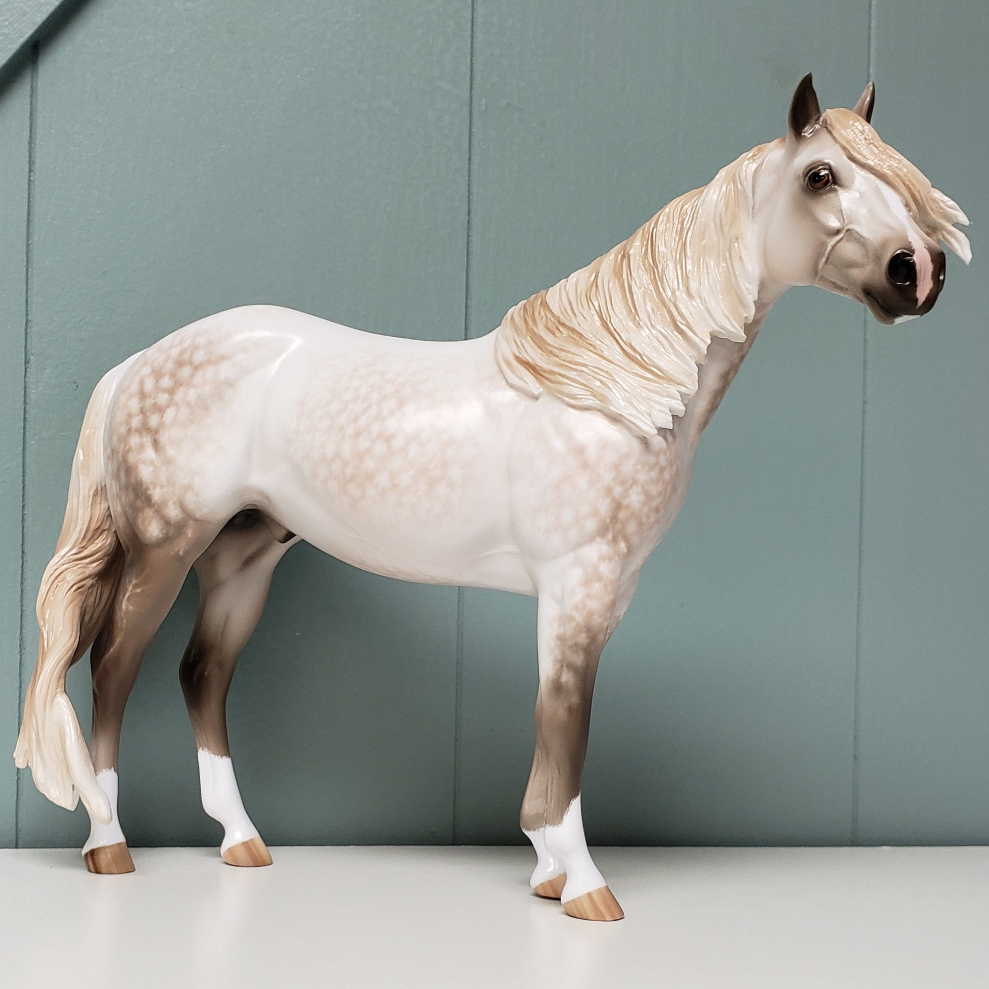 Come Fly With Me OOAK Dappled Rose Grey Custom ISH By Sheryl Leisure - Best Offers 4/16/24