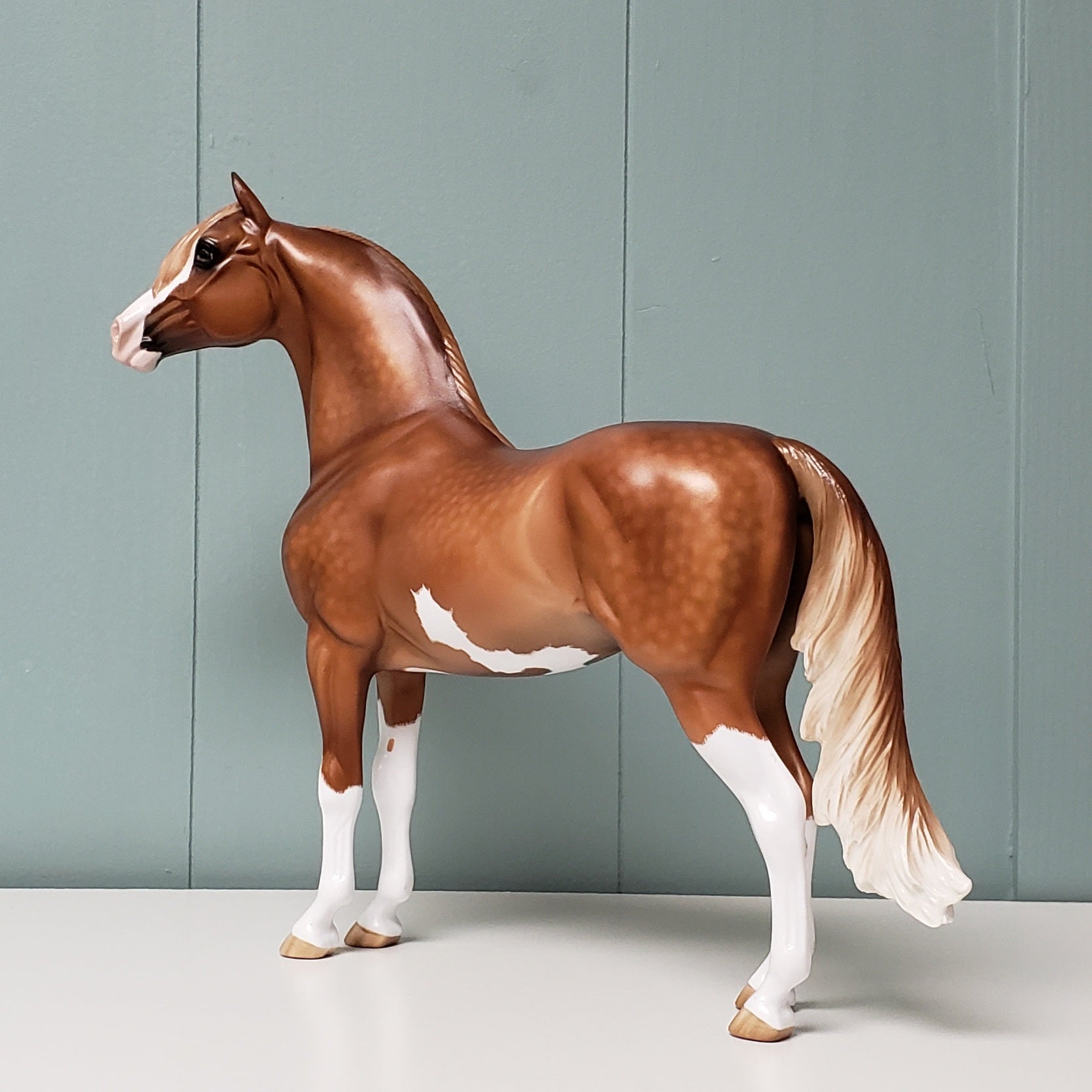 Summer Wind OOAK Dappled Chestnut Overo Custom Morgan By Sheryl Leisure - Best Offers 4/16/24