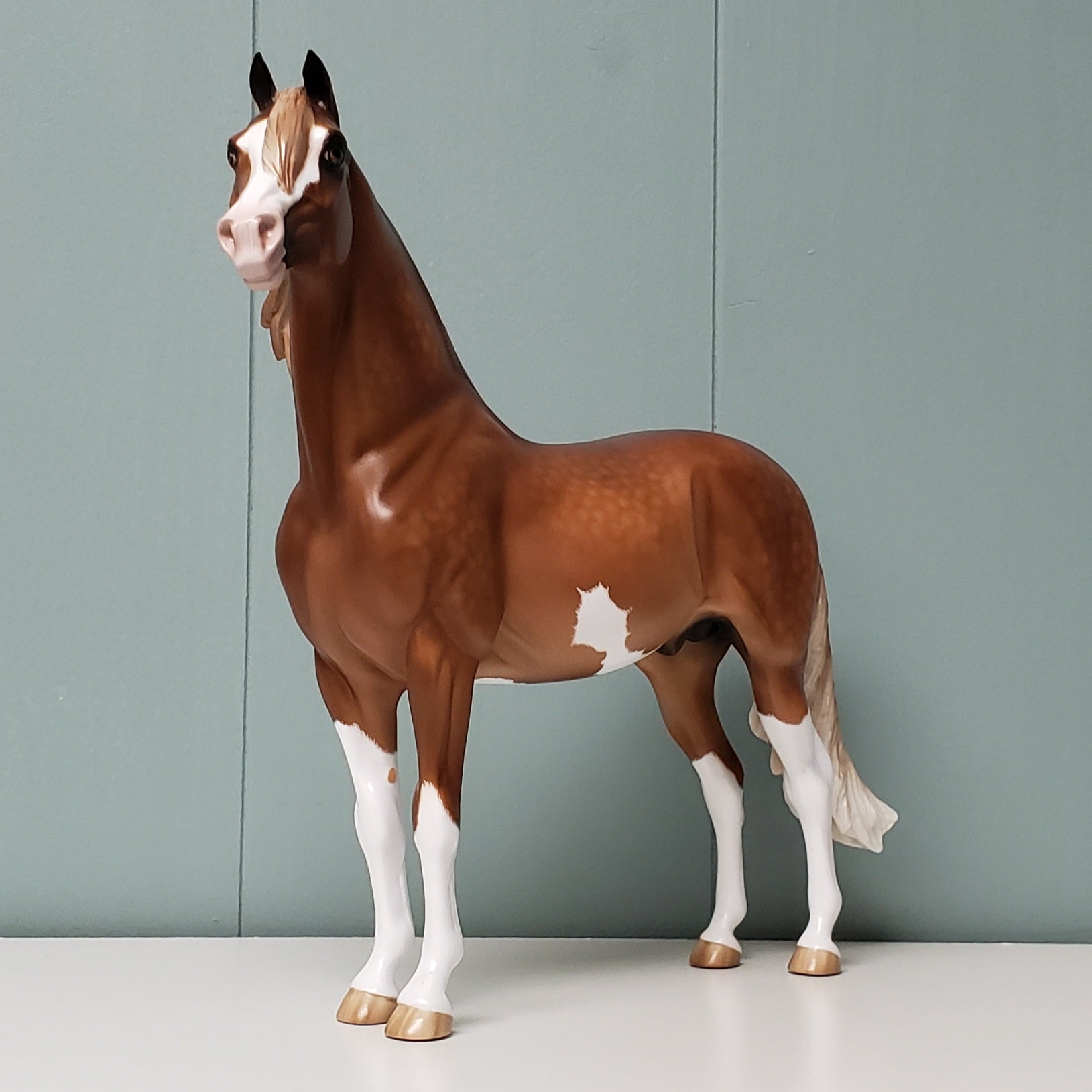 Summer Wind OOAK Dappled Chestnut Overo Custom Morgan By Sheryl Leisure - Best Offers 4/16/24