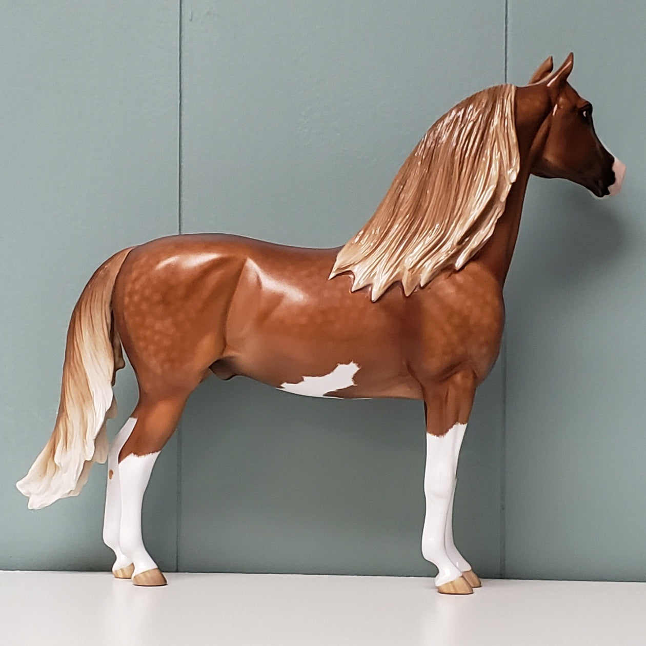 Summer Wind OOAK Dappled Chestnut Overo Custom Morgan By Sheryl Leisure - Best Offers 4/16/24