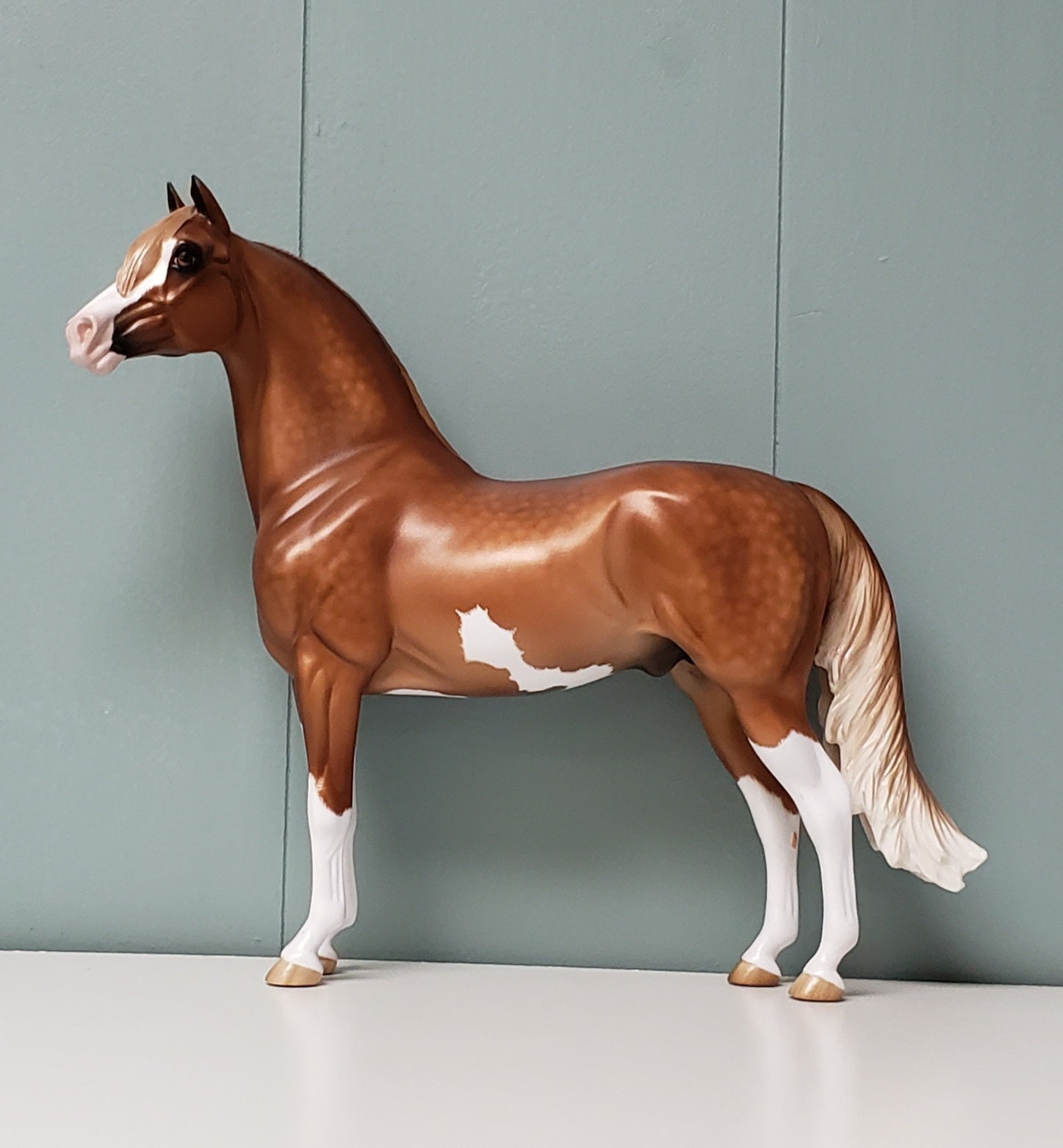 Summer Wind OOAK Dappled Chestnut Overo Custom Morgan By Sheryl Leisure - Best Offers 4/16/24