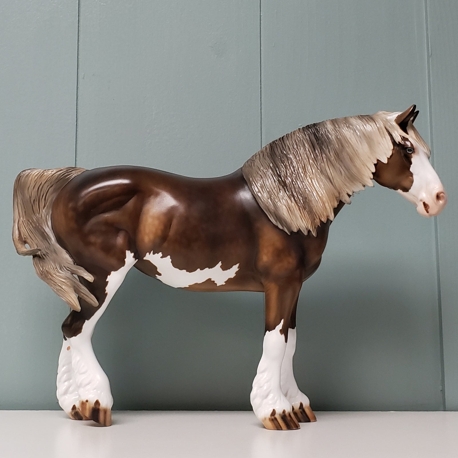 Carys OOAK Dappled Silver Bay Heavy Draft By Julie Keim - Best Offers 4/16/24