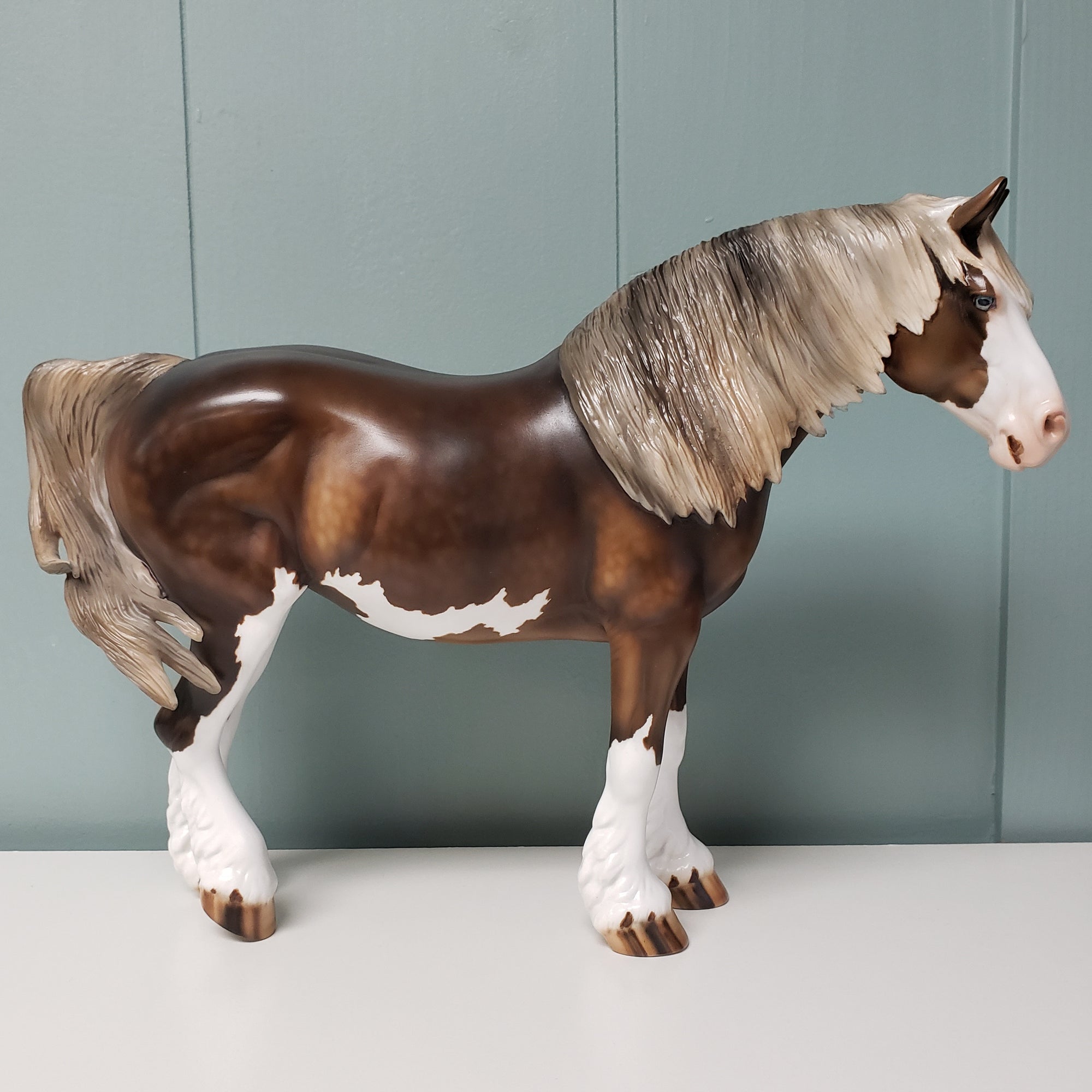 Carys OOAK Dappled Silver Bay Heavy Draft By Julie Keim - Best Offers 4/16/24