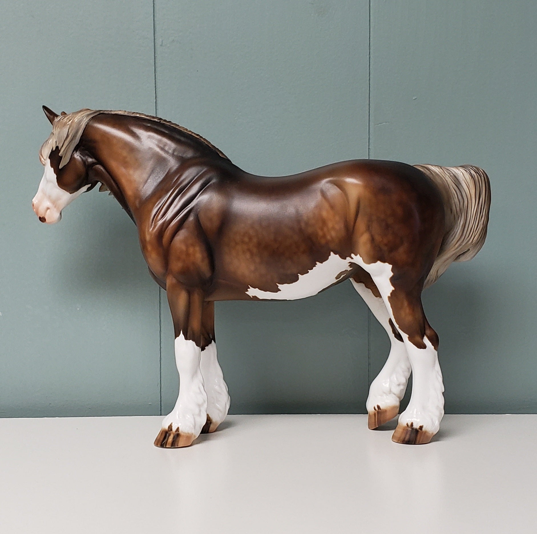 Carys OOAK Dappled Silver Bay Heavy Draft By Julie Keim - Best Offers 4/16/24