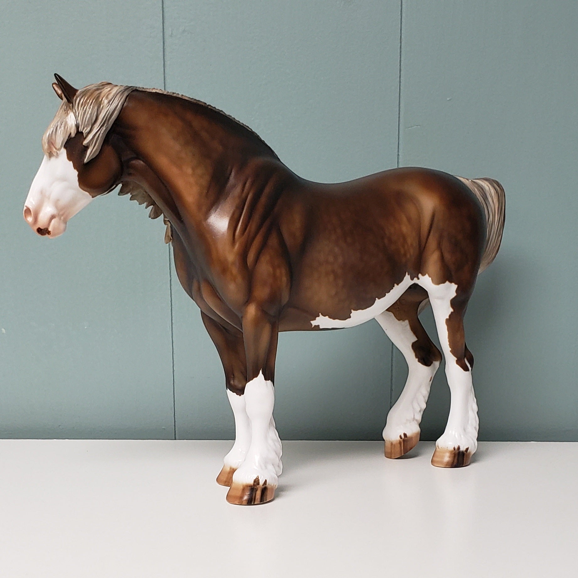 Carys OOAK Dappled Silver Bay Heavy Draft By Julie Keim - Best Offers 4/16/24