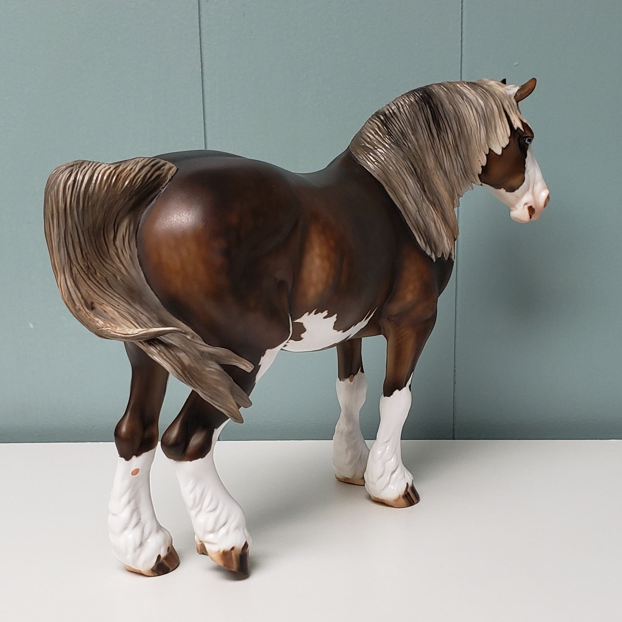 Carys OOAK Dappled Silver Bay Heavy Draft By Julie Keim - Best Offers 4/16/24