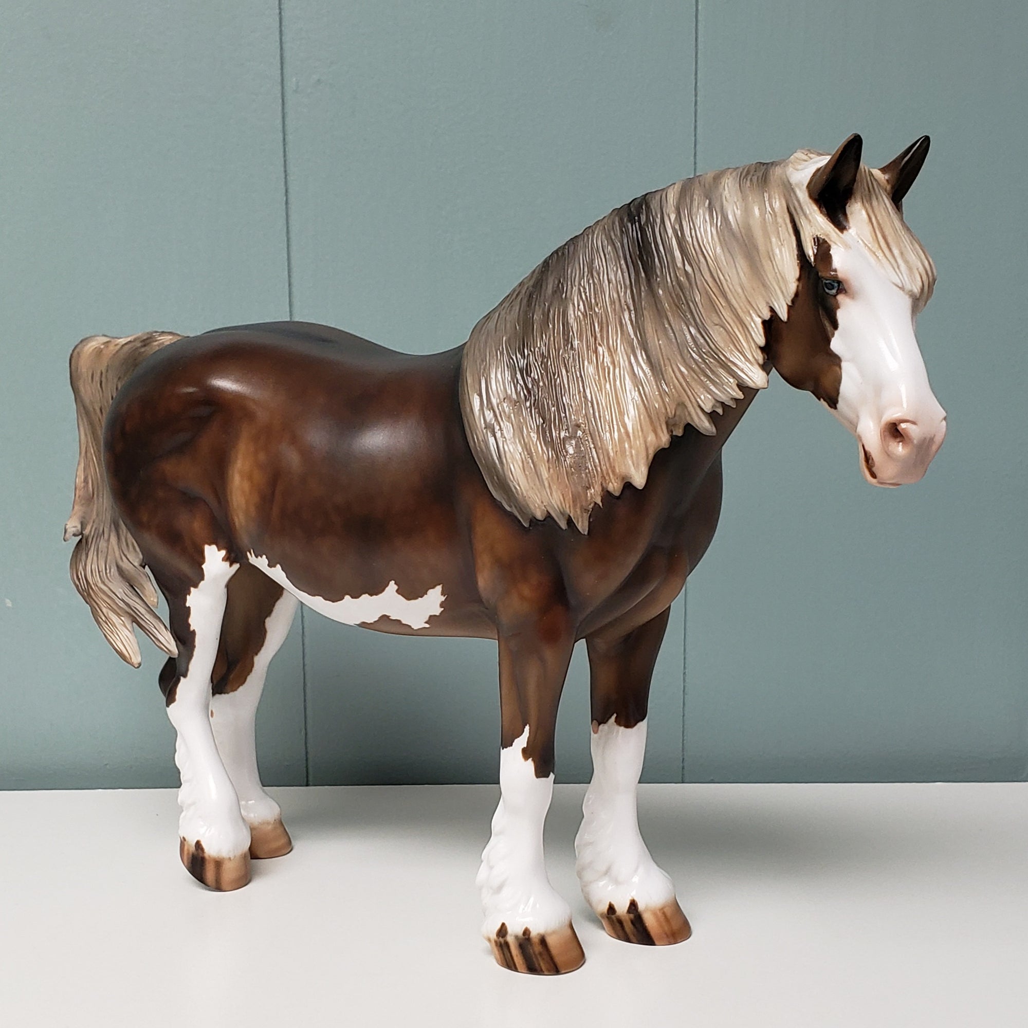 Carys OOAK Dappled Silver Bay Heavy Draft By Julie Keim - Best Offers 4/16/24