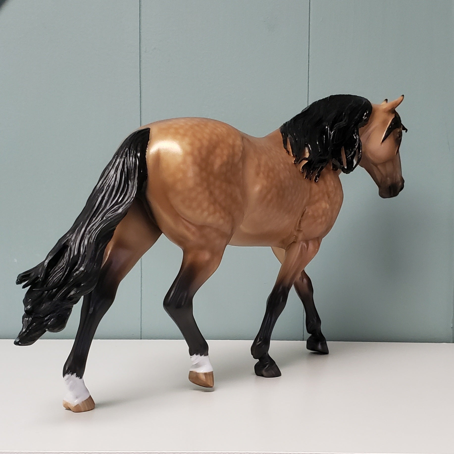 Quando OOAK Dappled Buckskin Custom Irish Draught By Sheryl Leisure - Best Offers 4/16/24