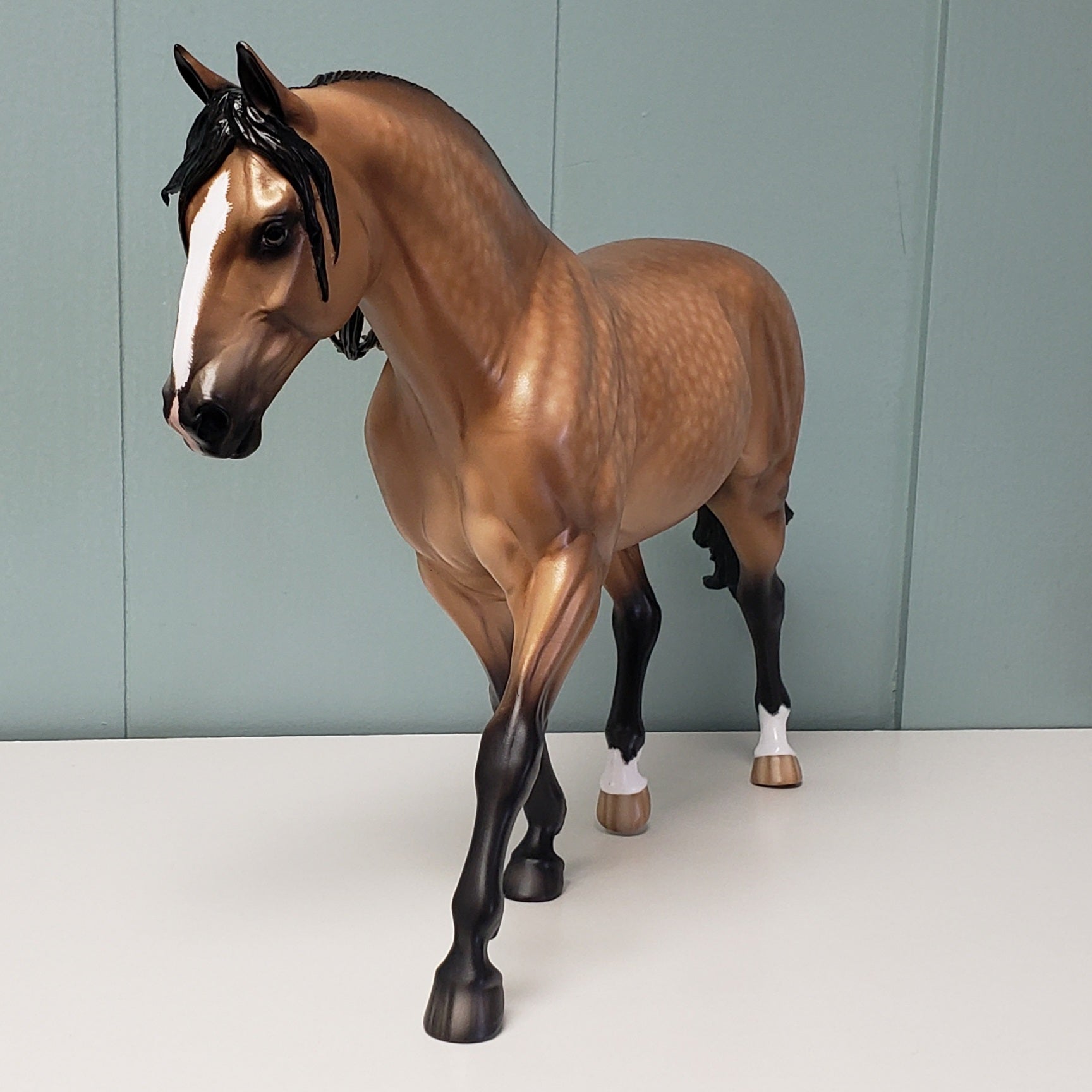 Quando OOAK Dappled Buckskin Custom Irish Draught By Sheryl Leisure - Best Offers 4/16/24